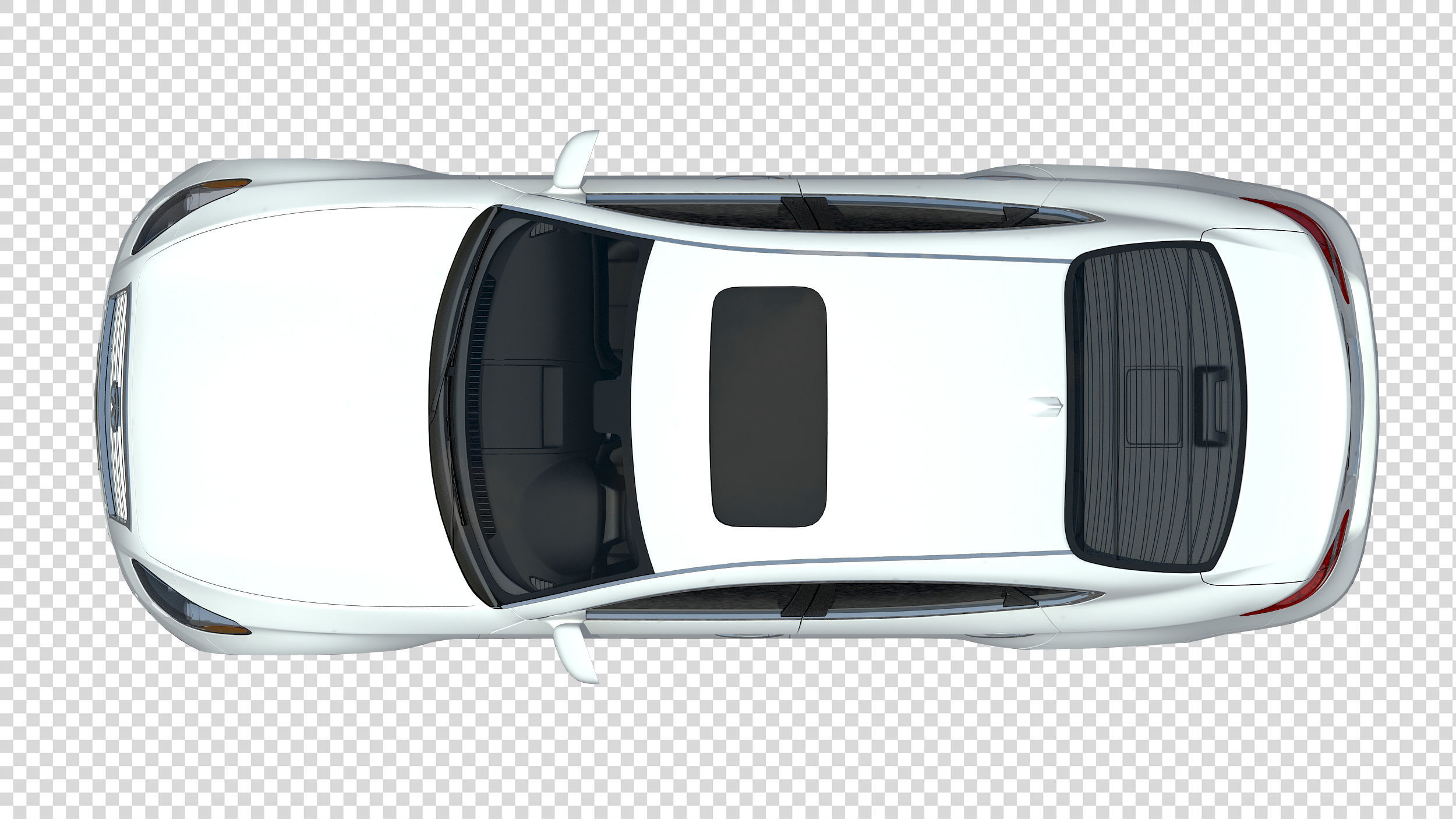 FLOOR PLAN 2d Car top view PSD realistic 3D model_4