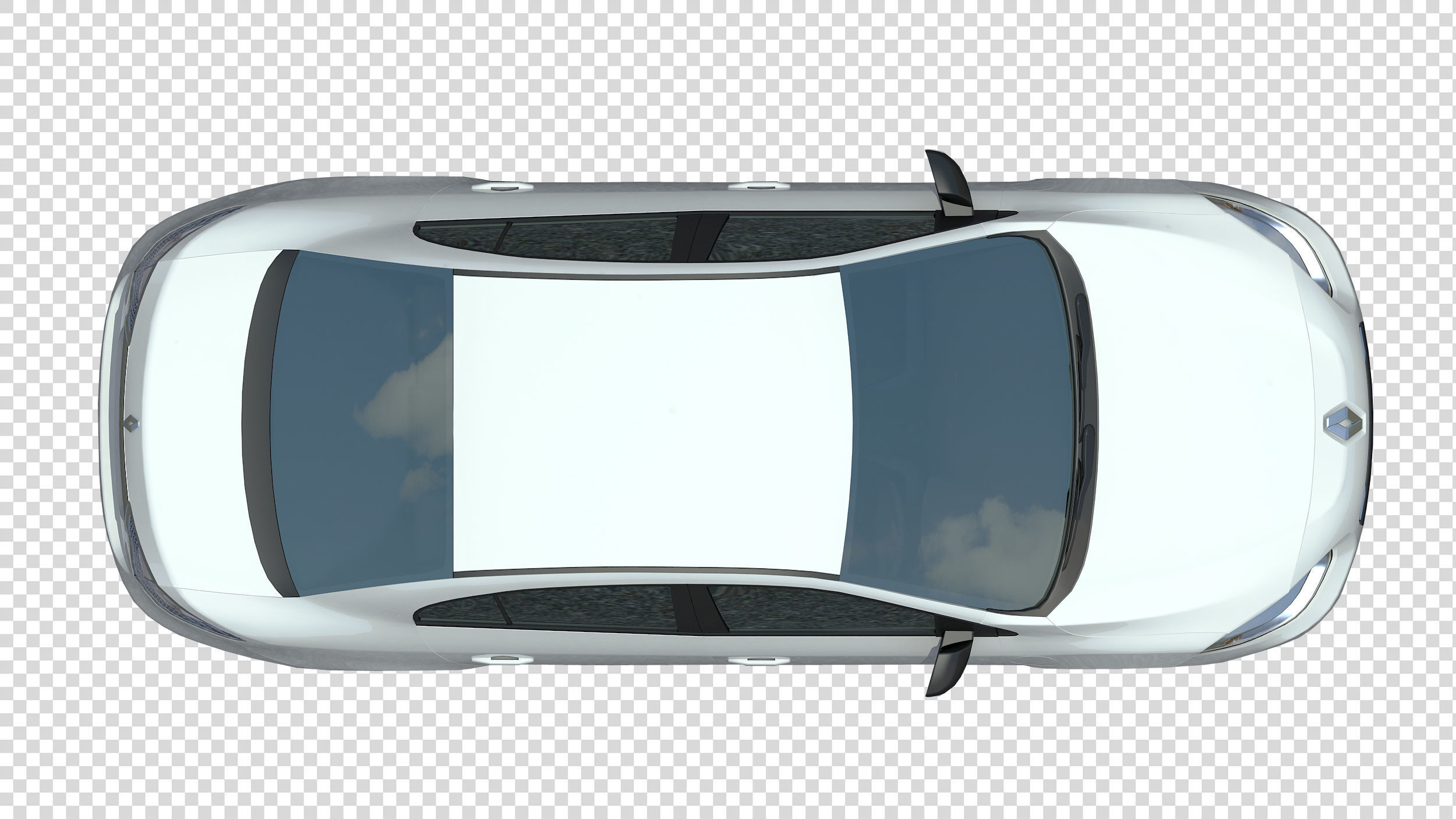 FLOOR PLAN 2d Car top view PSD realistic 3D model_7