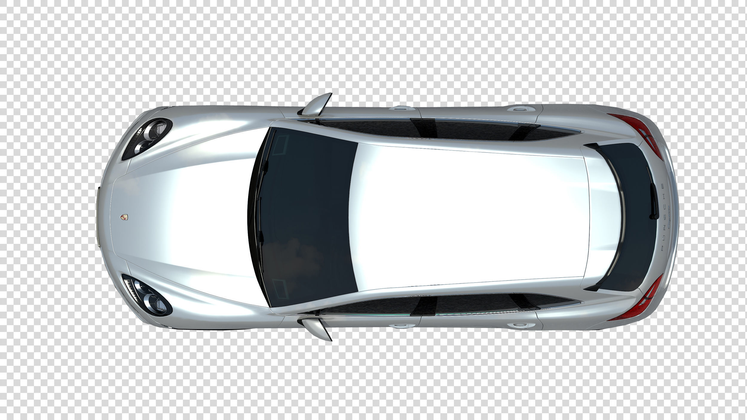 FLOOR PLAN 2d Car top view PSD realistic 3D model_6