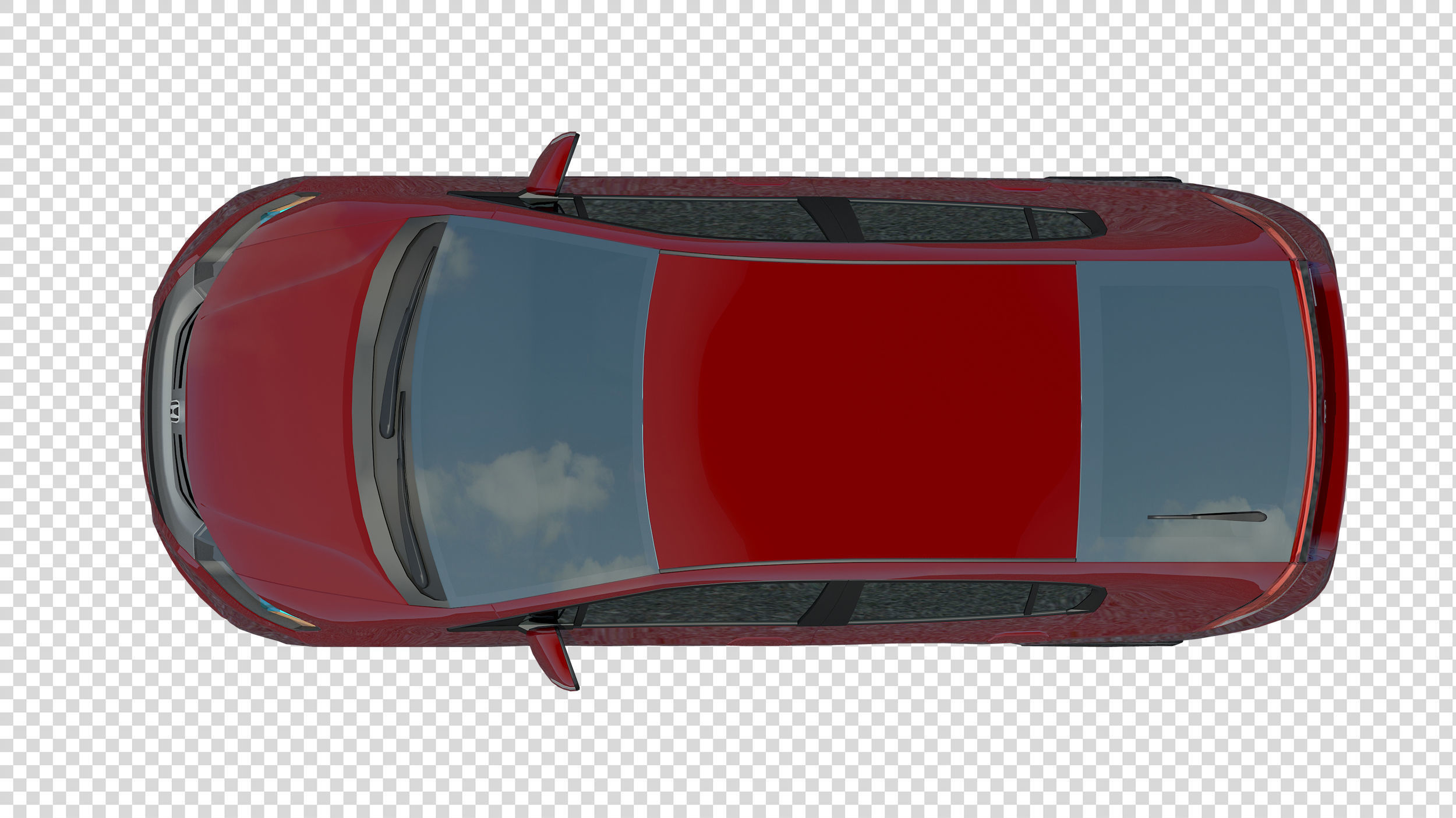 FLOOR PLAN 2d Car top view PSD realistic 3D model_5