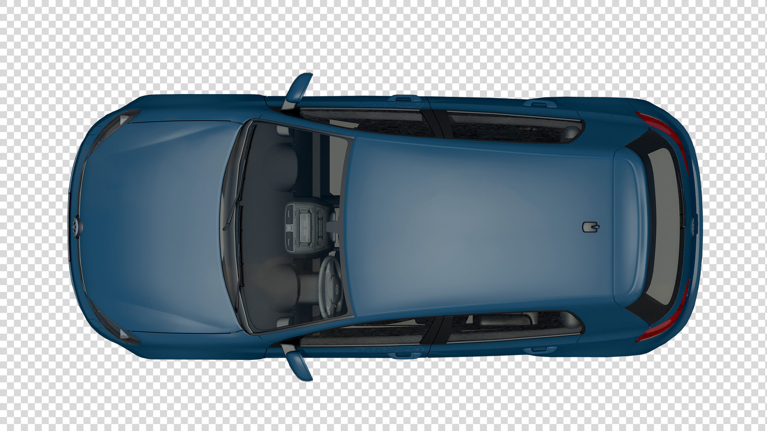 FLOOR PLAN 2d Car top view PSD realistic 3D model_8