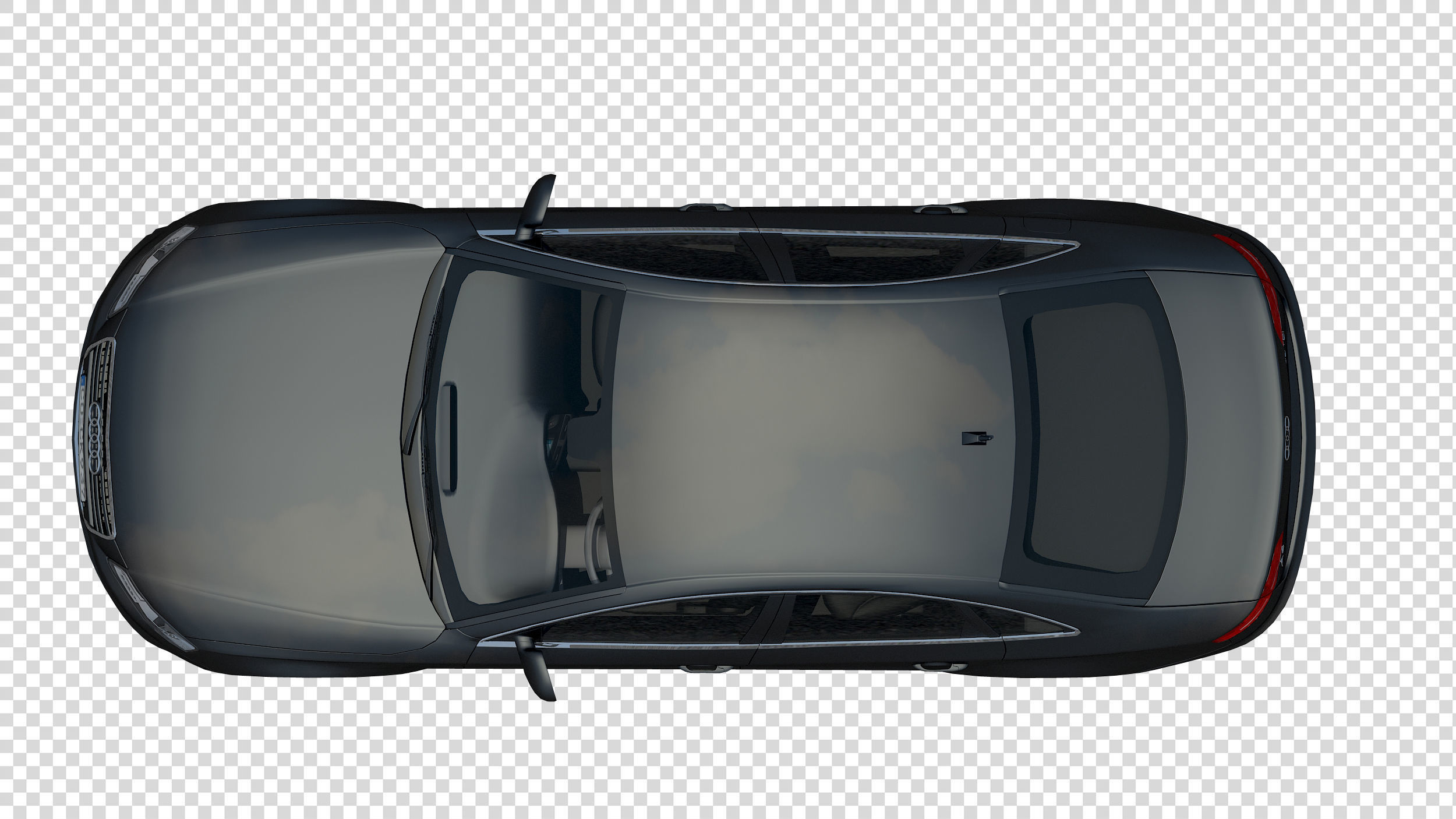 FLOOR PLAN 2d Car top view PSD realistic 3D model_10