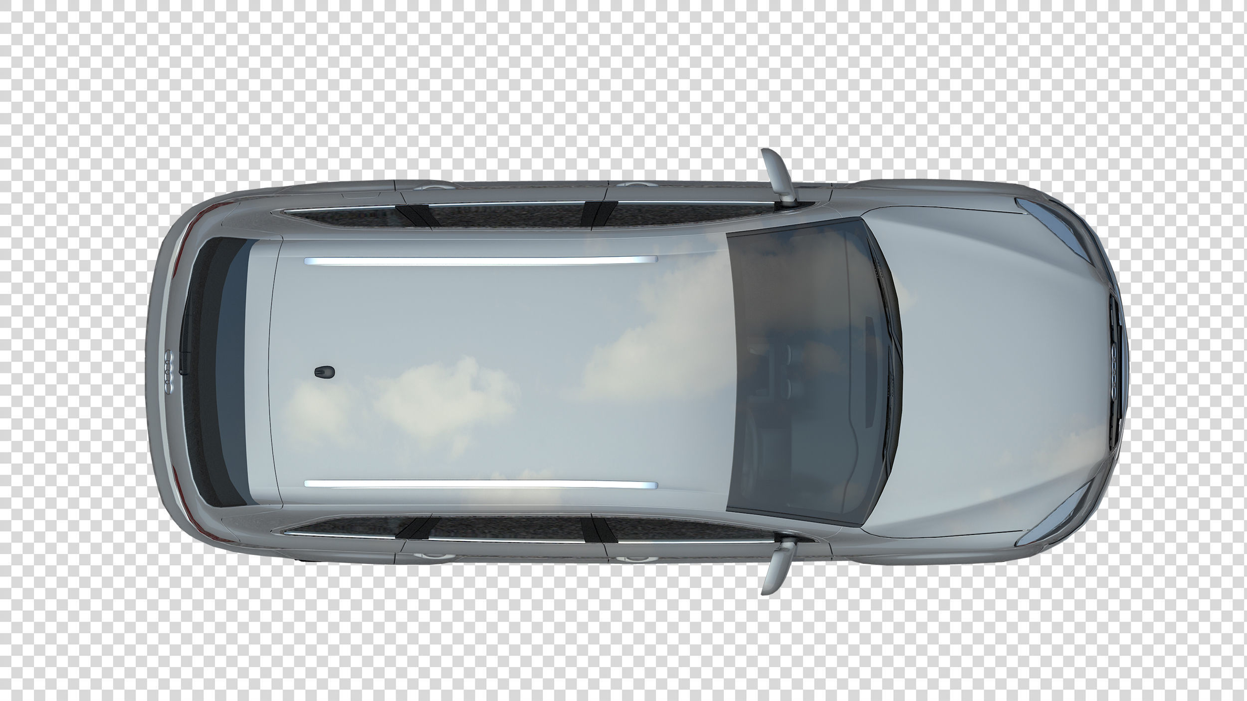 FLOOR PLAN 2d Car top view PSD realistic 3D model_9