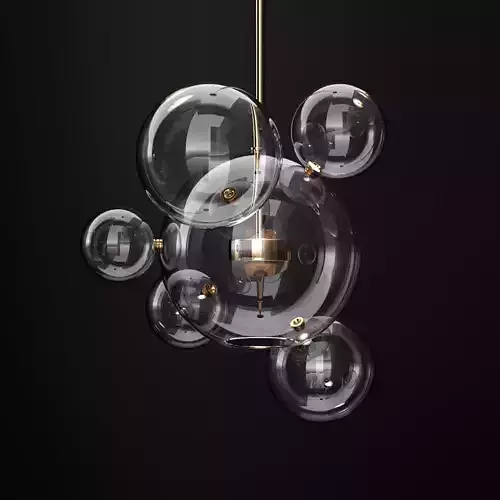 Giopato and Coombes BOLLE 6 bubble CLEAR  GOLD