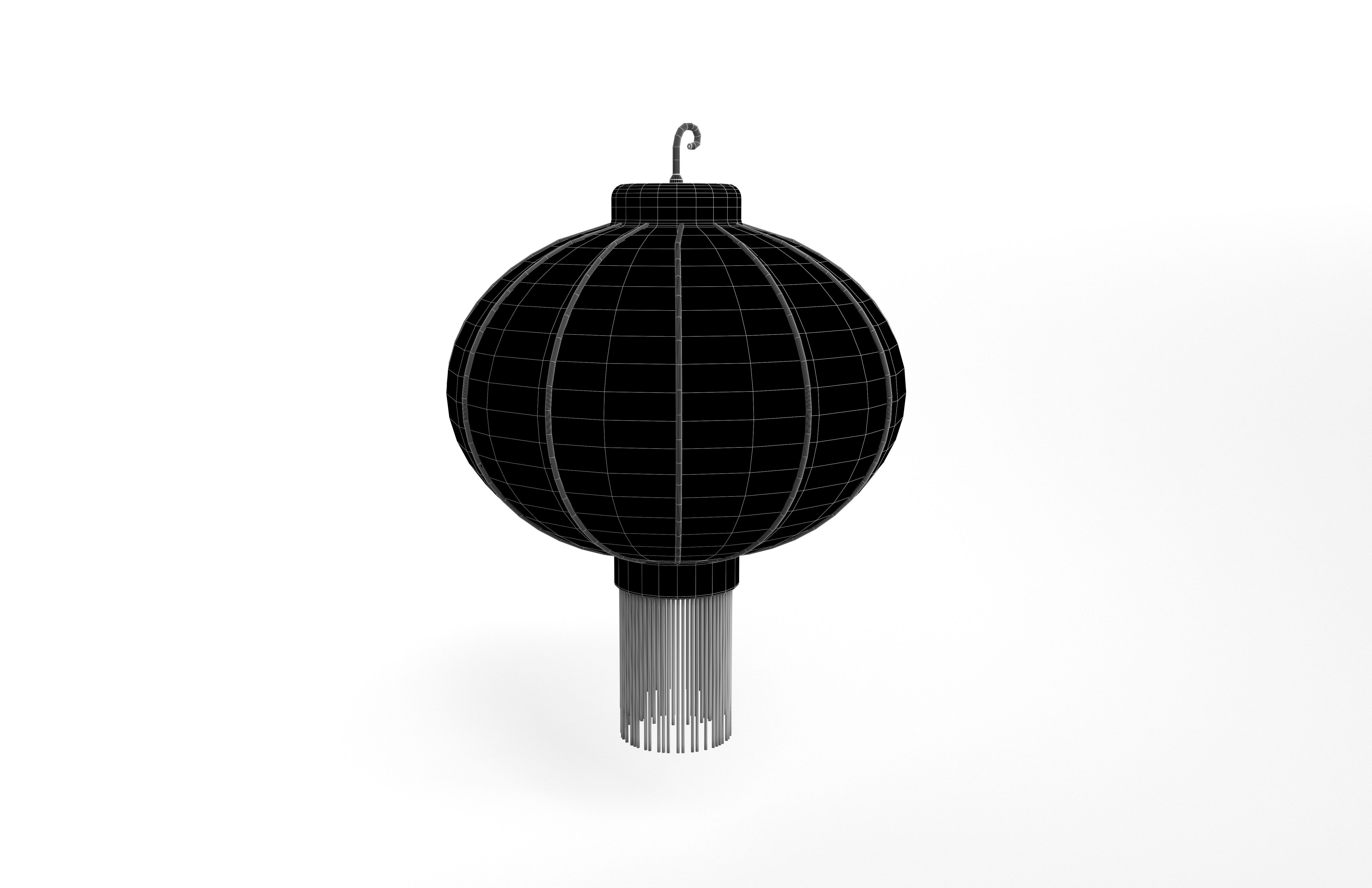 Chinese Lantern v1 001 Low-poly 3D model_7