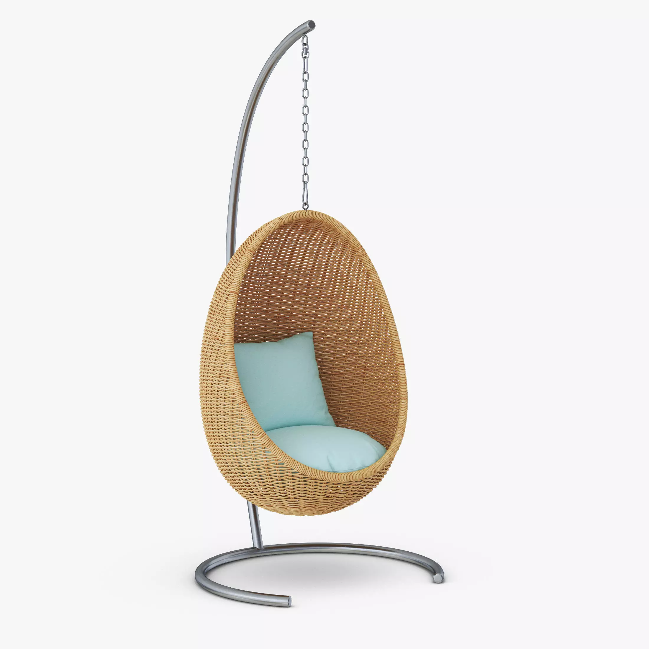 Hanging Wicker Chair 3D model