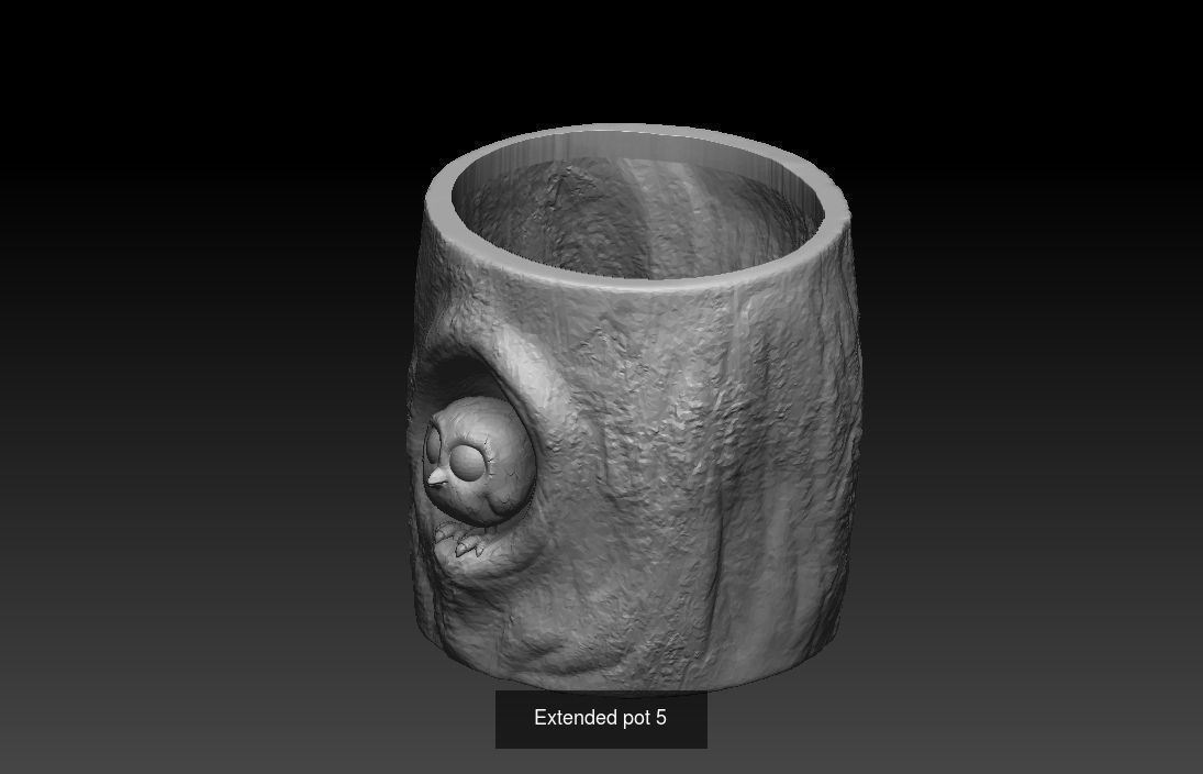 Collection 3d printing pots with custom design _12