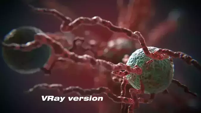 Cancer Growth 4 Static Hipoly 3D model