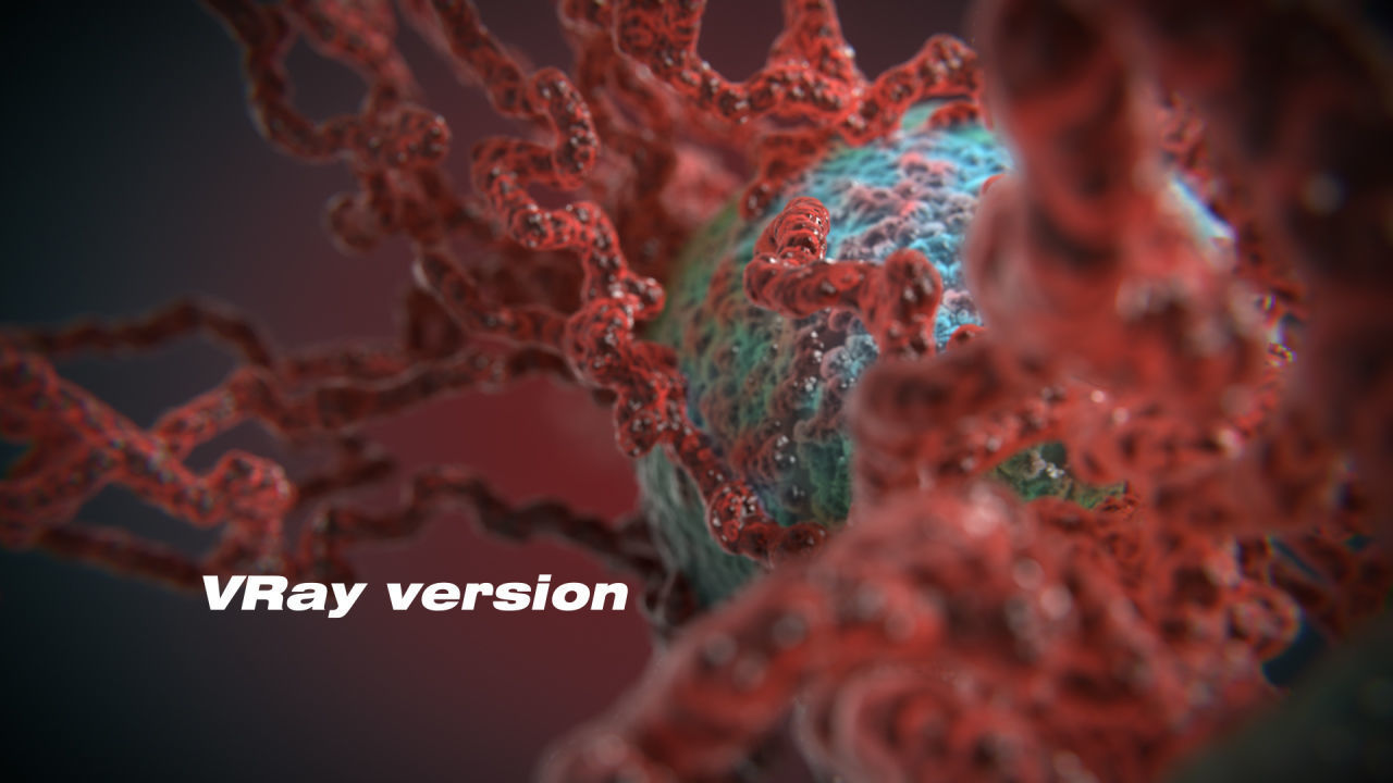 Cancer Growth 4 Static Hipoly 3D model_6