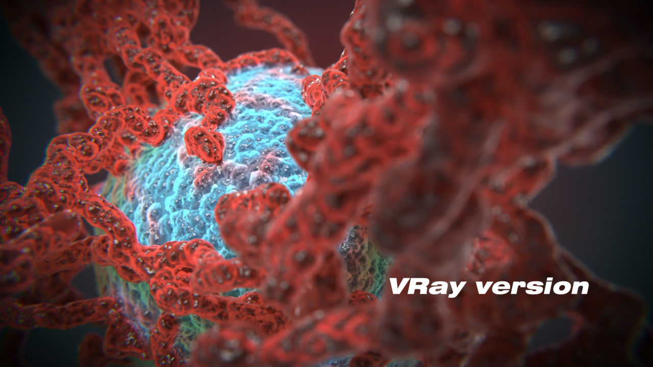 Cancer Growth 4 Static Hipoly 3D model_4