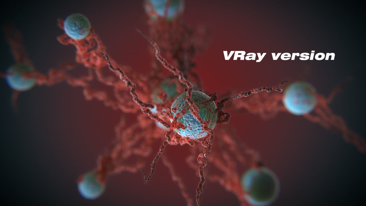 Cancer Growth 4 Static Hipoly 3D model_7