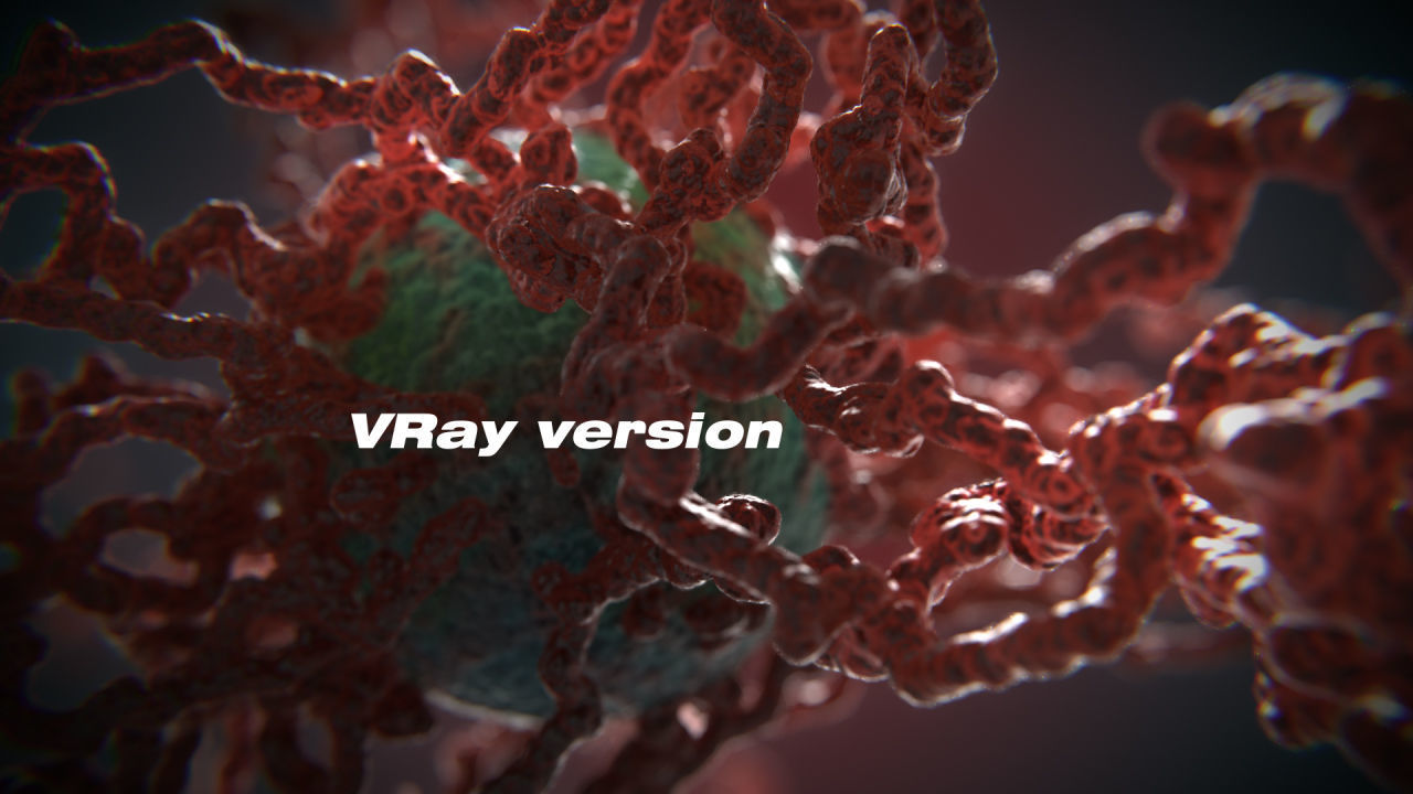 Cancer Growth 4 Static Hipoly 3D model_5