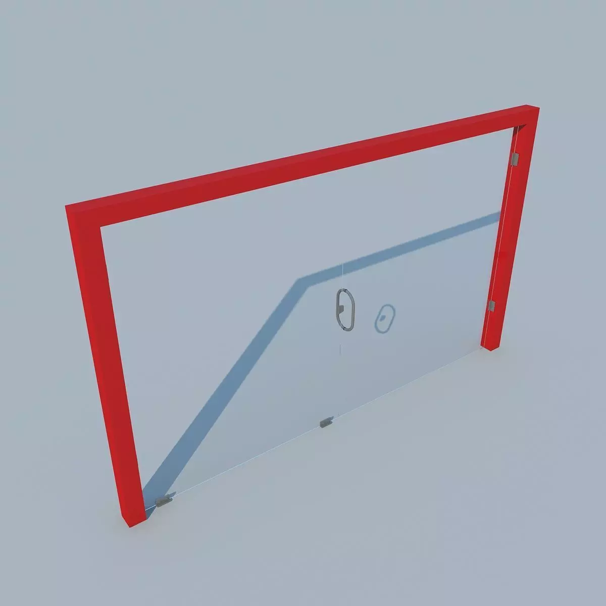 Glass door MAX 2011 Free 3D model