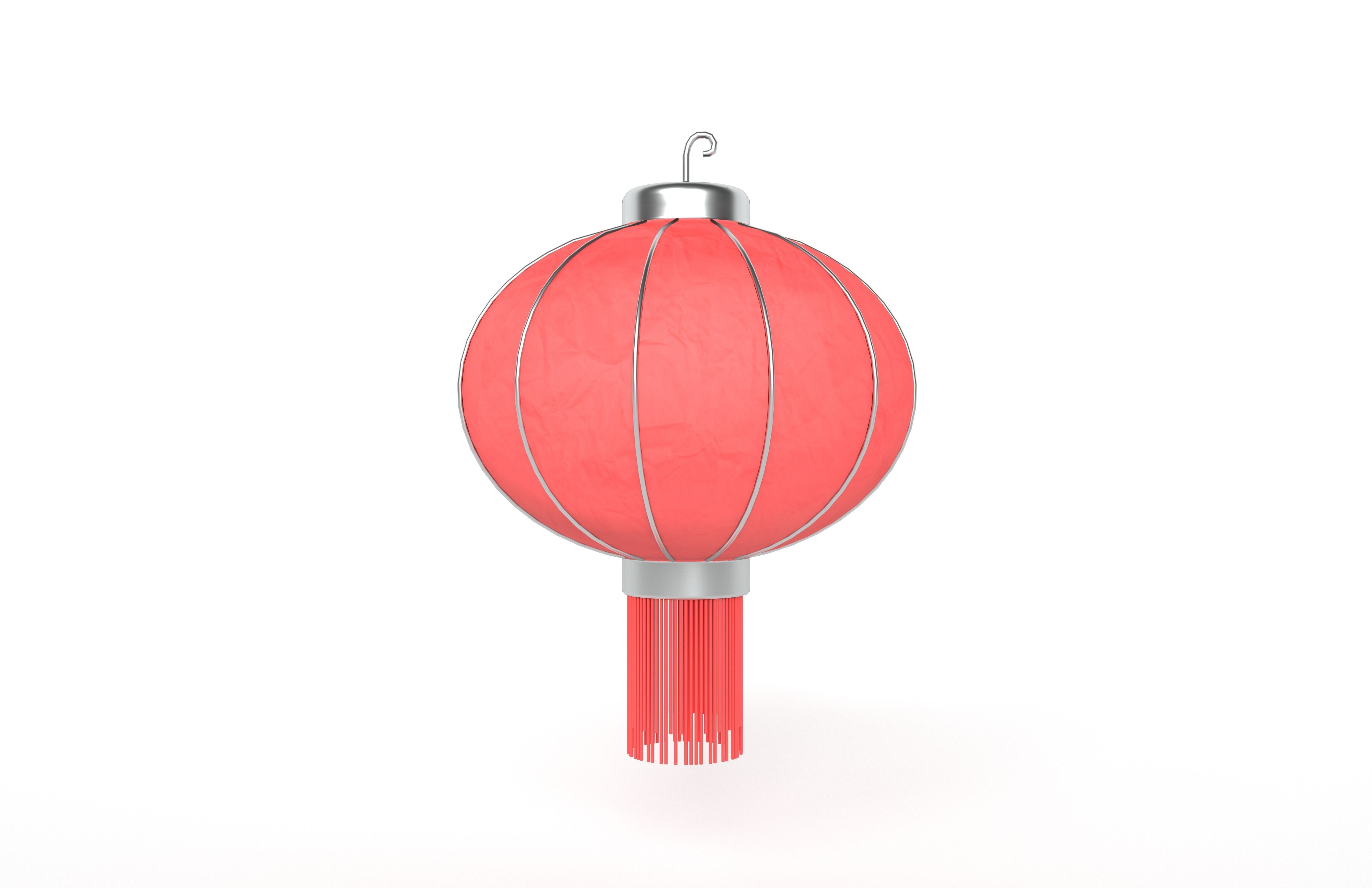 Chinese Lantern v1 002 Low-poly 3D model_1