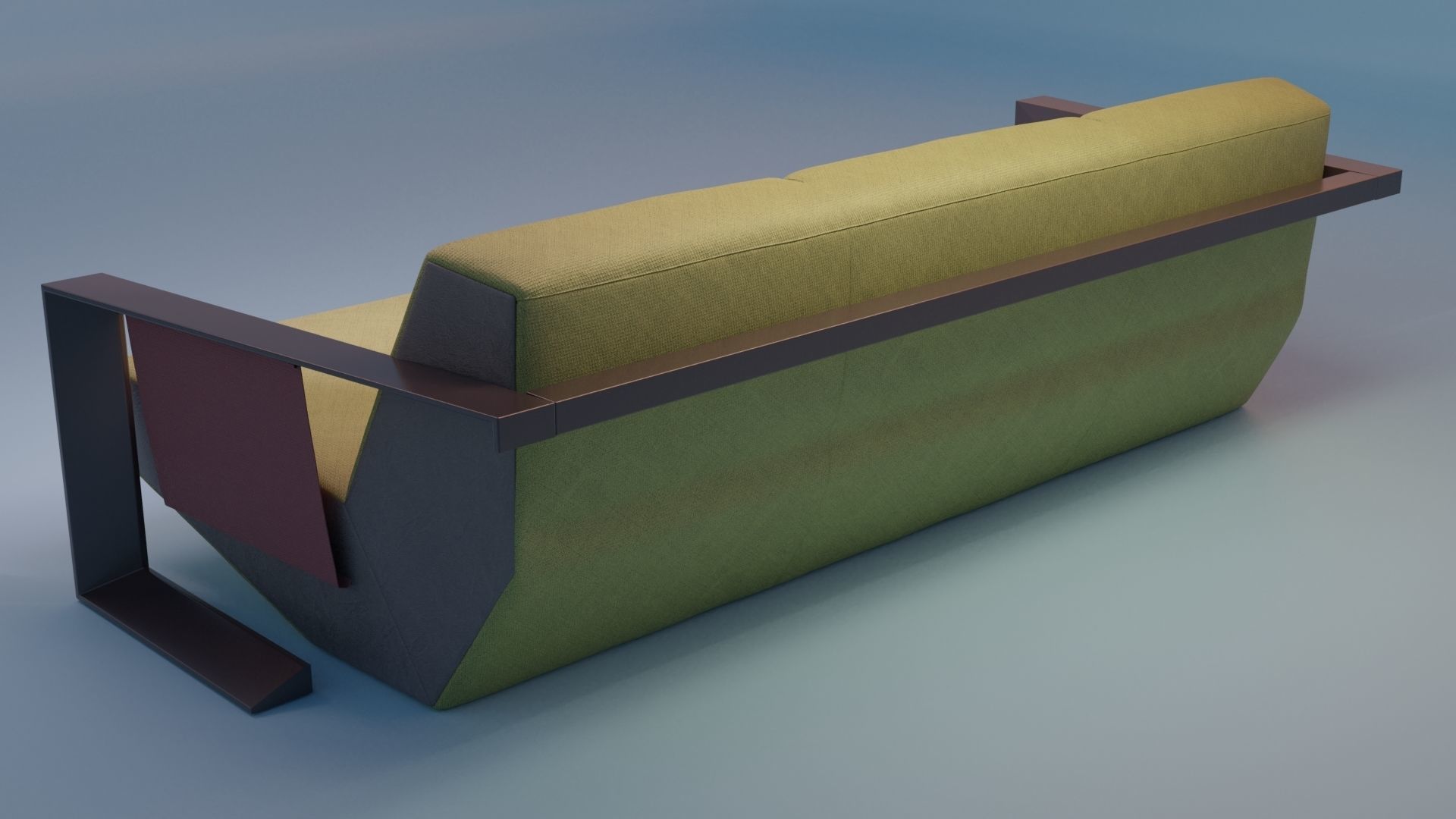 3D Studio Couch Low-poly 3D model_18