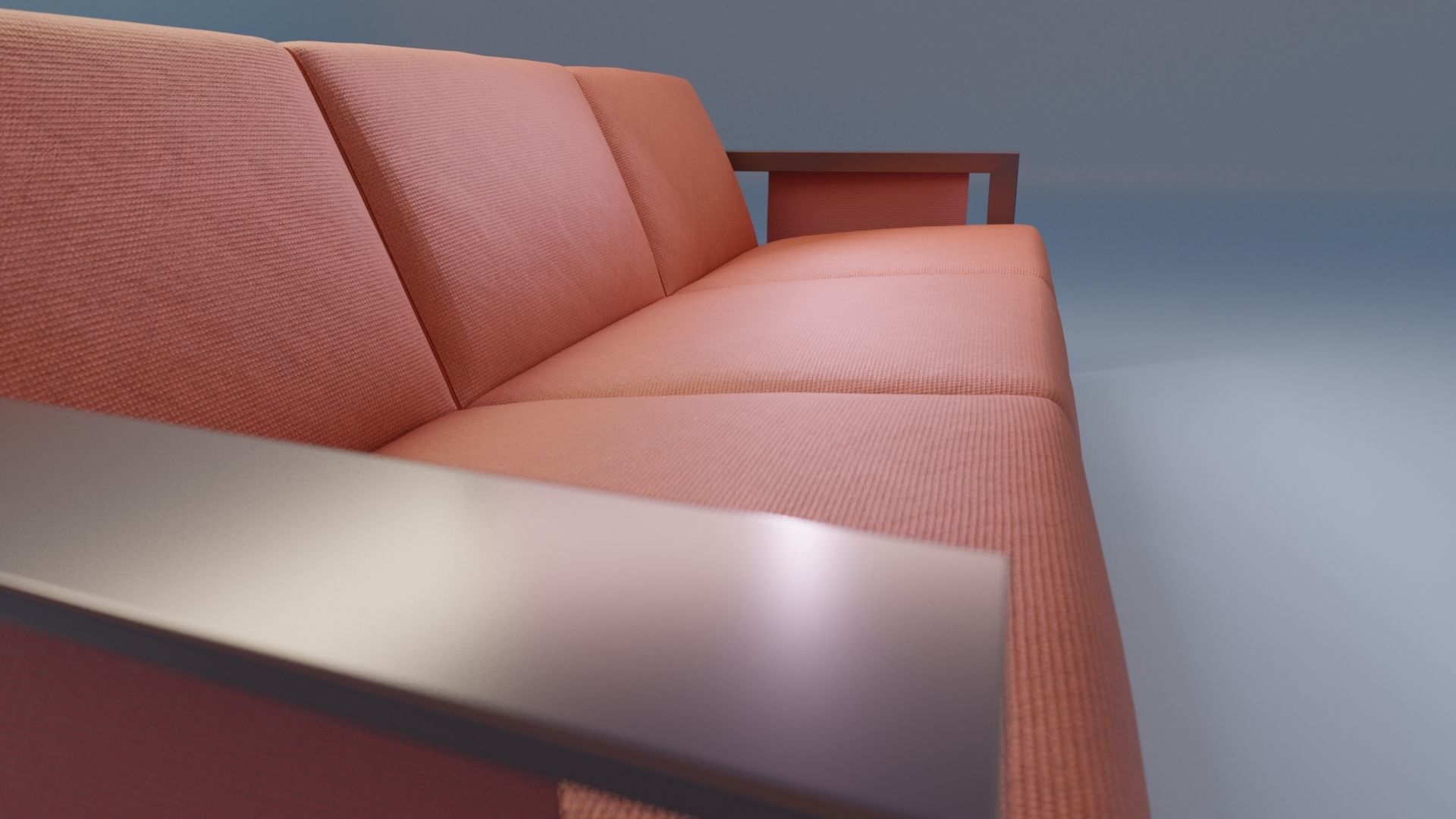 3D Studio Couch Low-poly 3D model_26