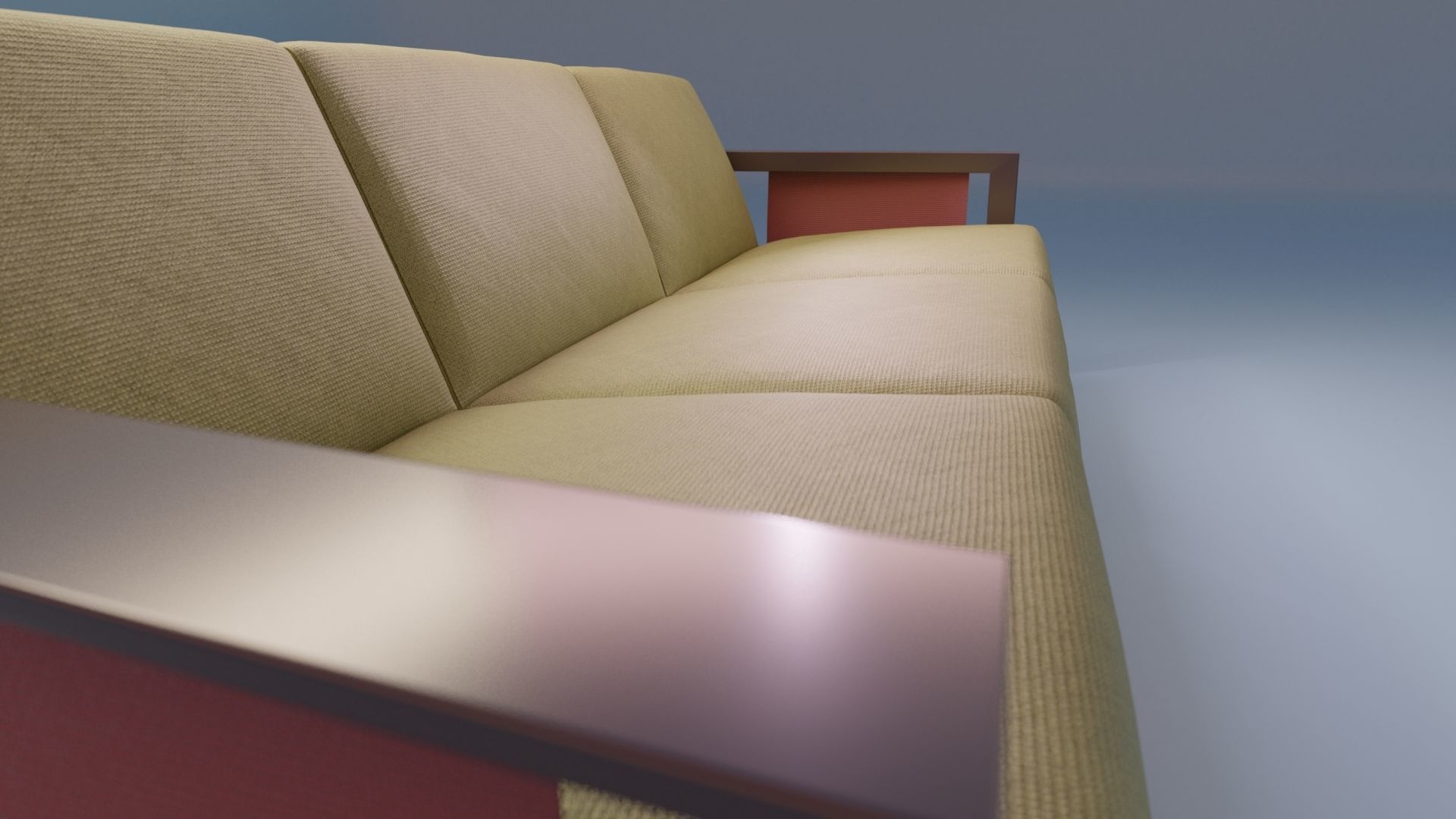 3D Studio Couch Low-poly 3D model_21