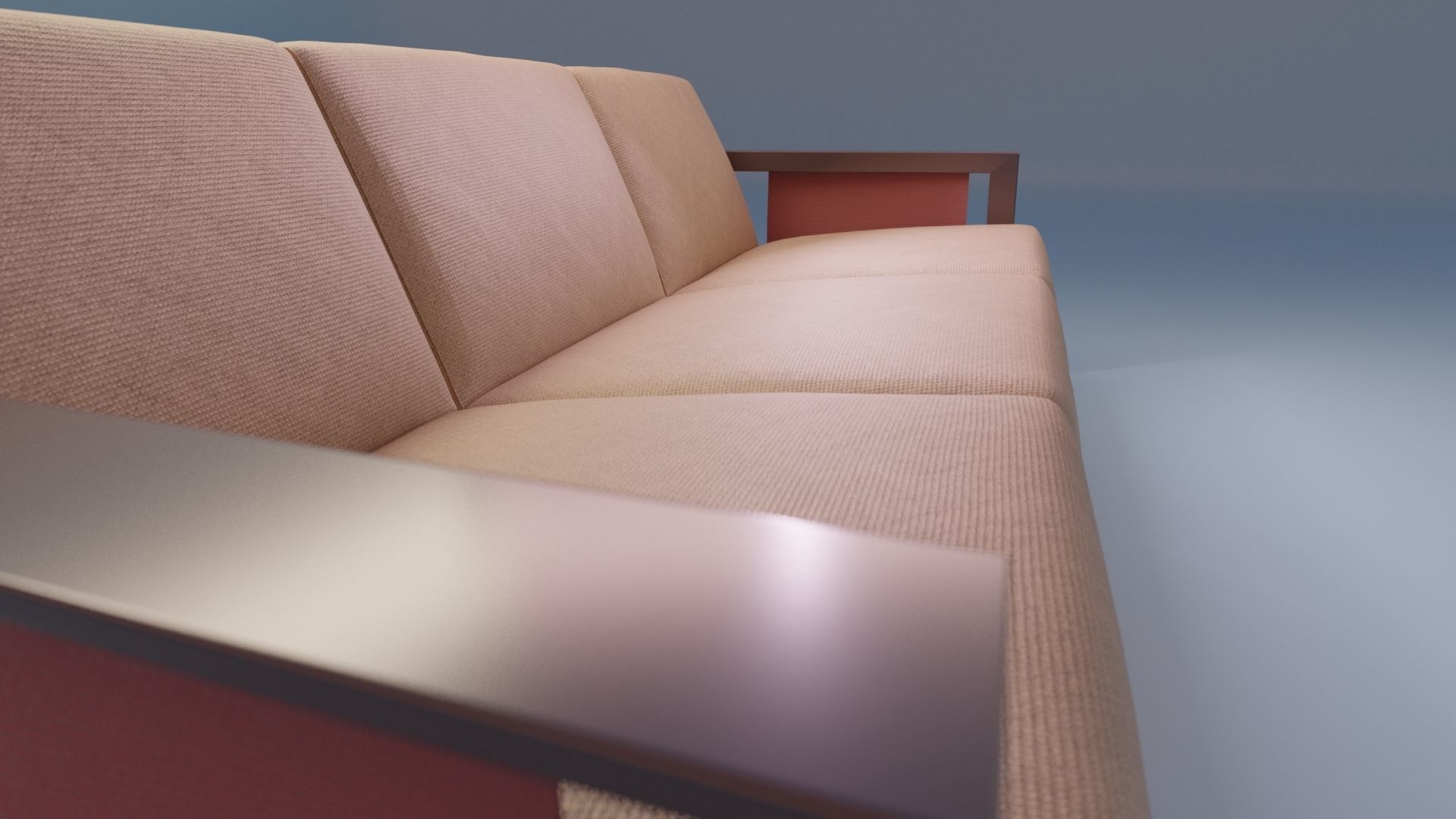 3D Studio Couch Low-poly 3D model_31