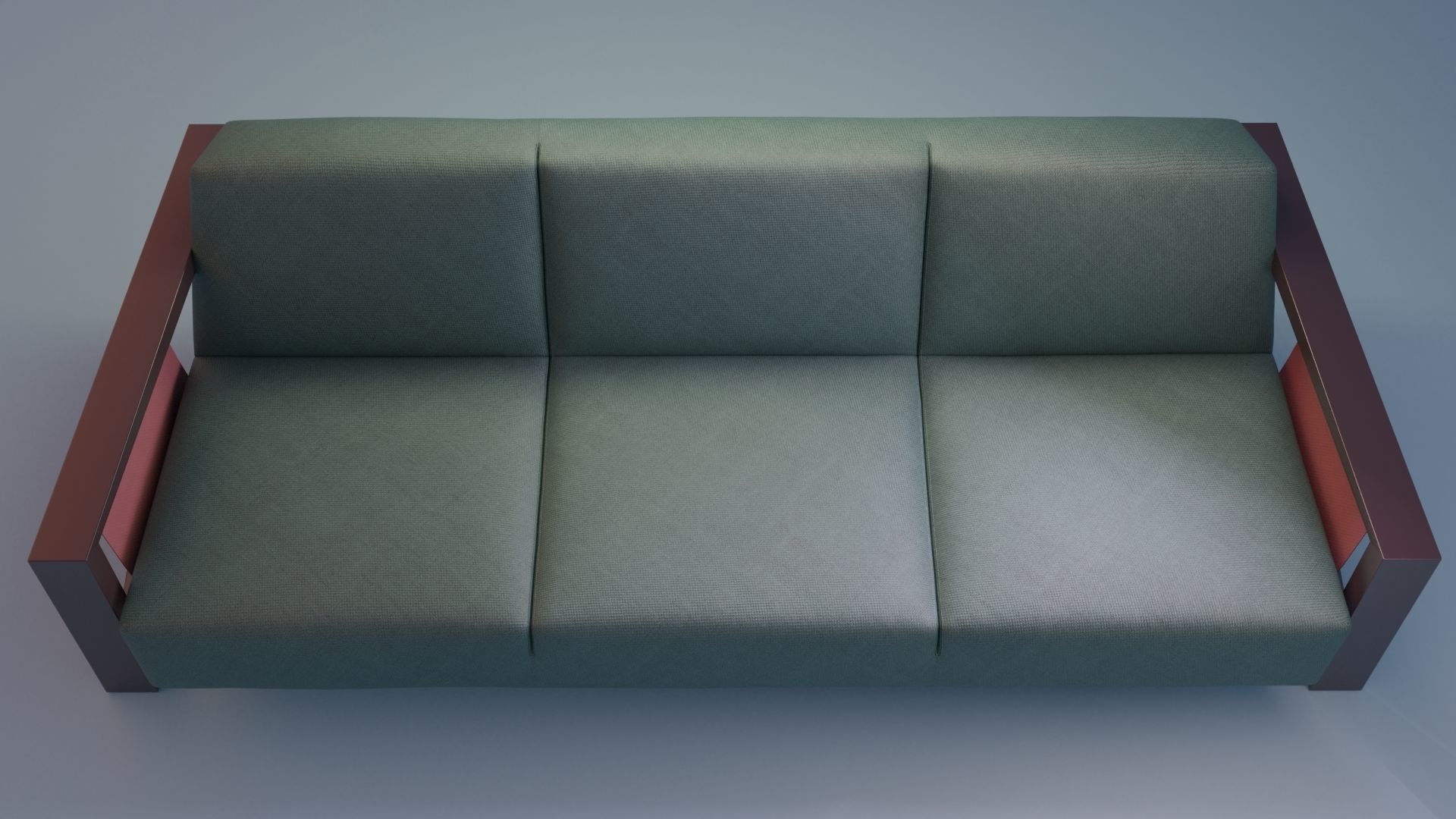 3D Studio Couch Low-poly 3D model_14