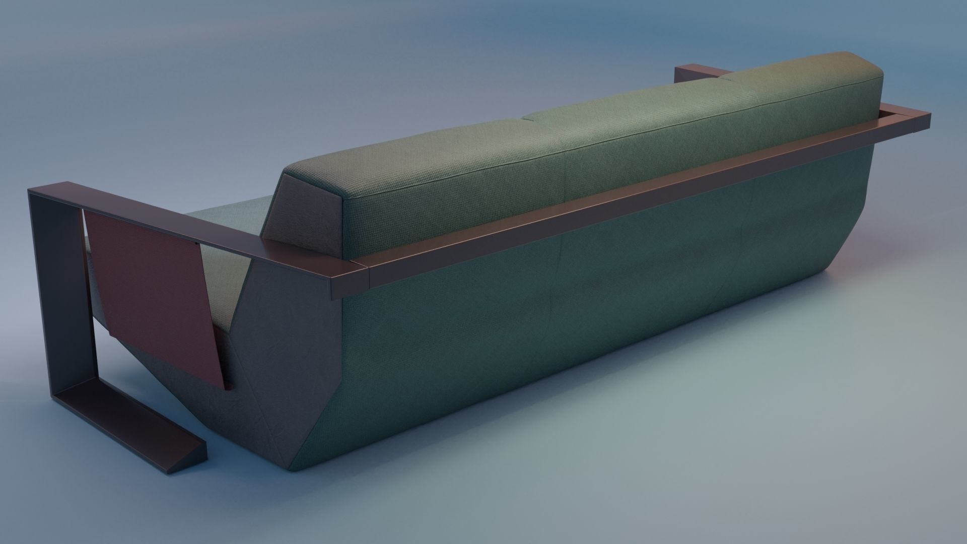 3D Studio Couch Low-poly 3D model_13