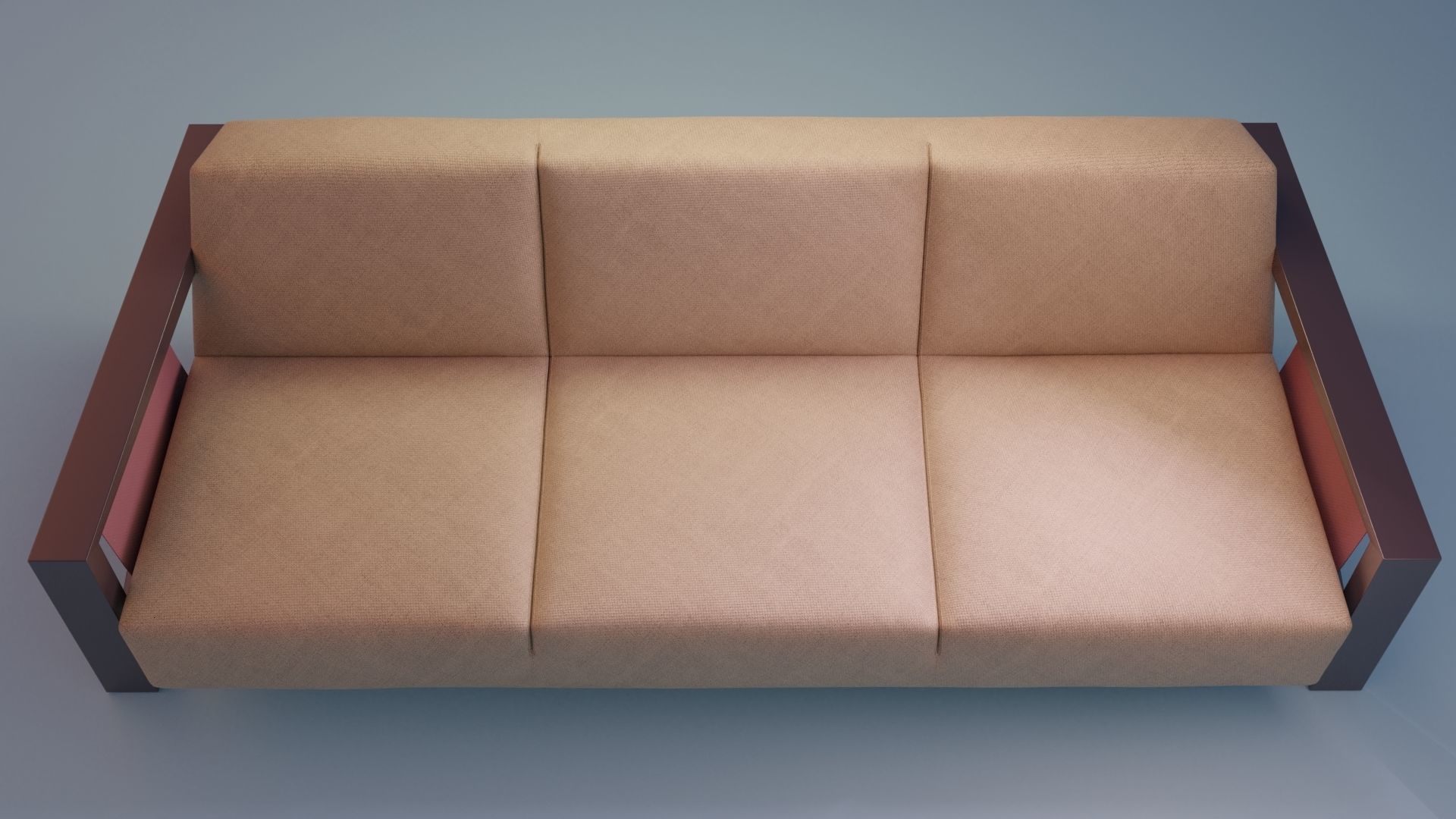 3D Studio Couch Low-poly 3D model_29