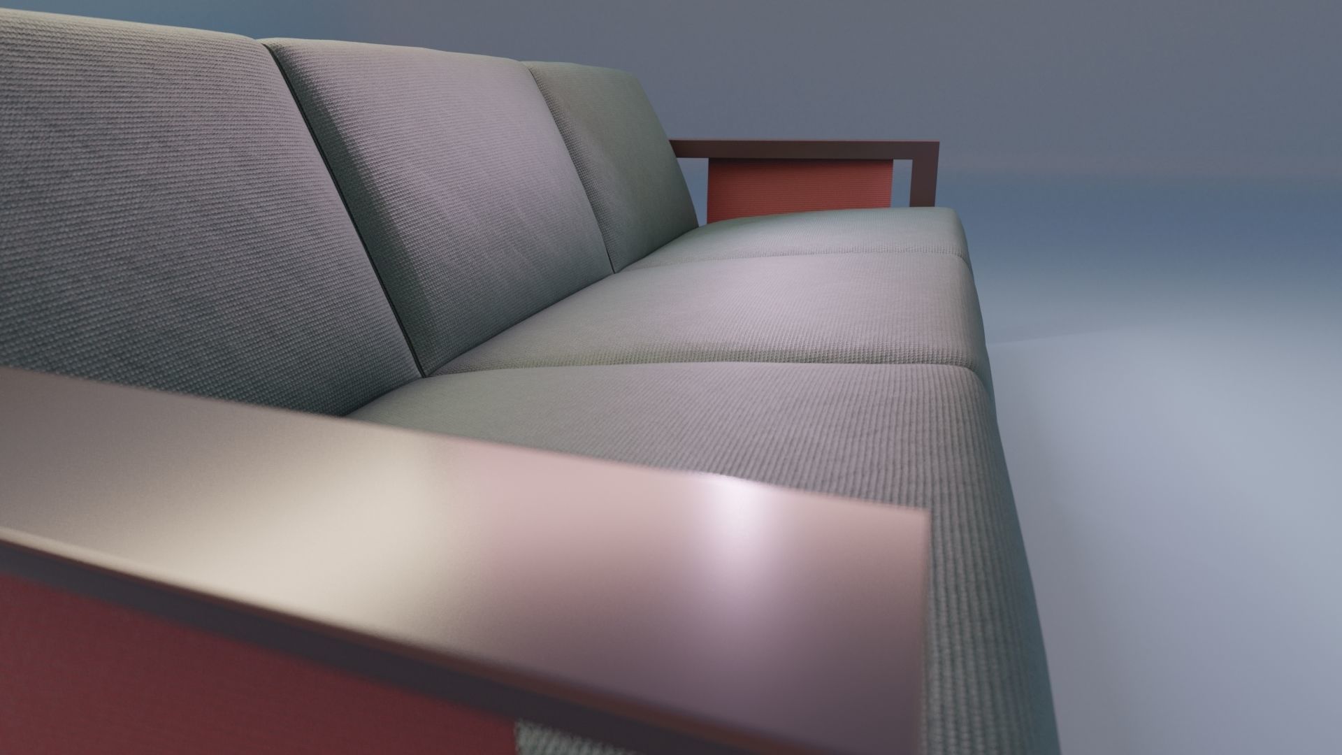 3D Studio Couch Low-poly 3D model_16