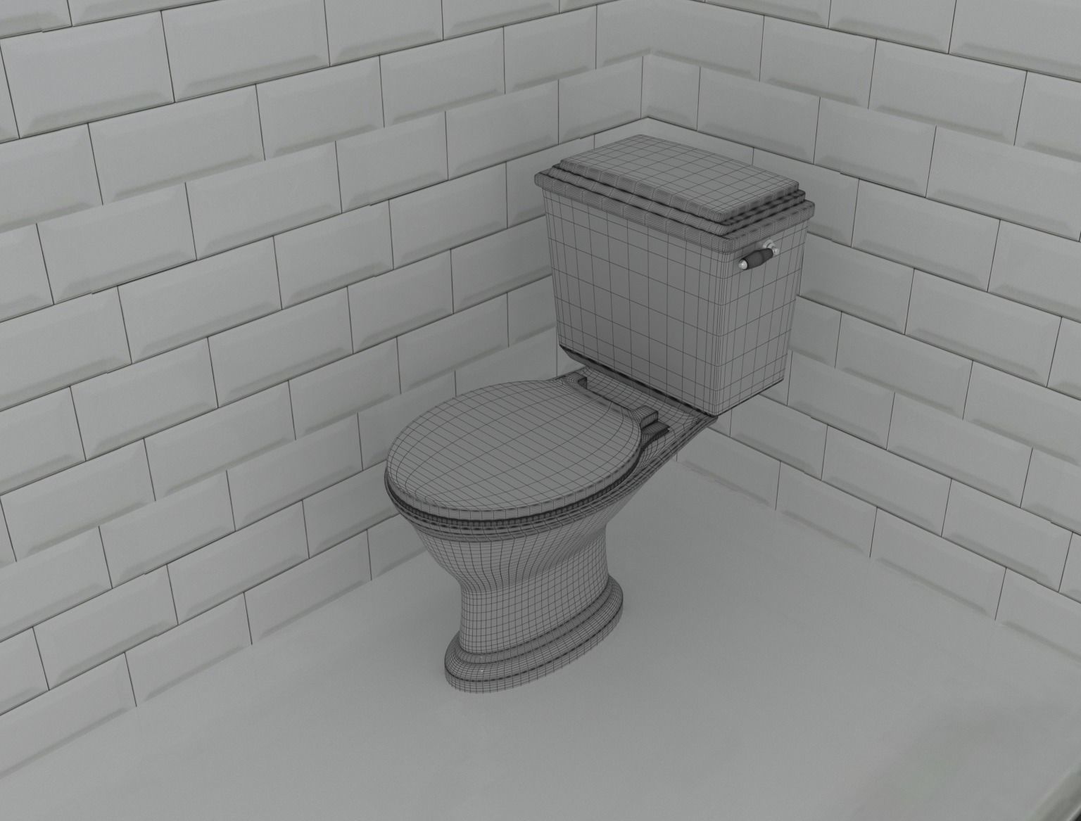 Toilet Free 3D model_2