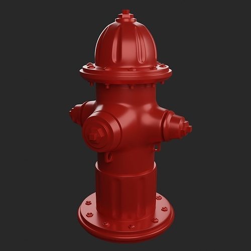Fire hydrant 3D print model