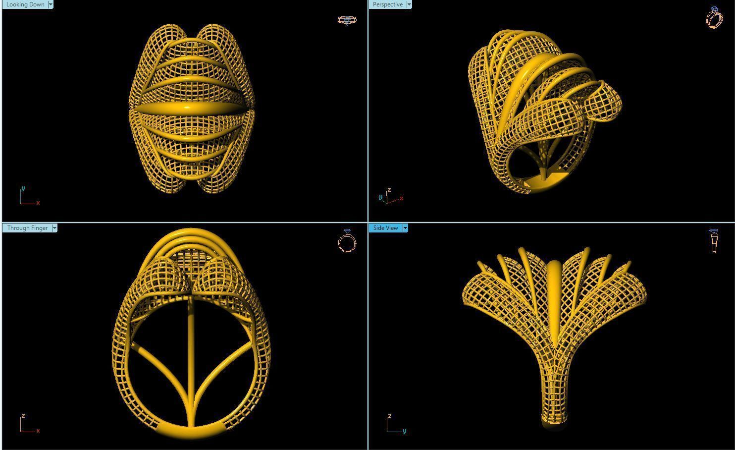 Fusion Ring Models  3D print model_2