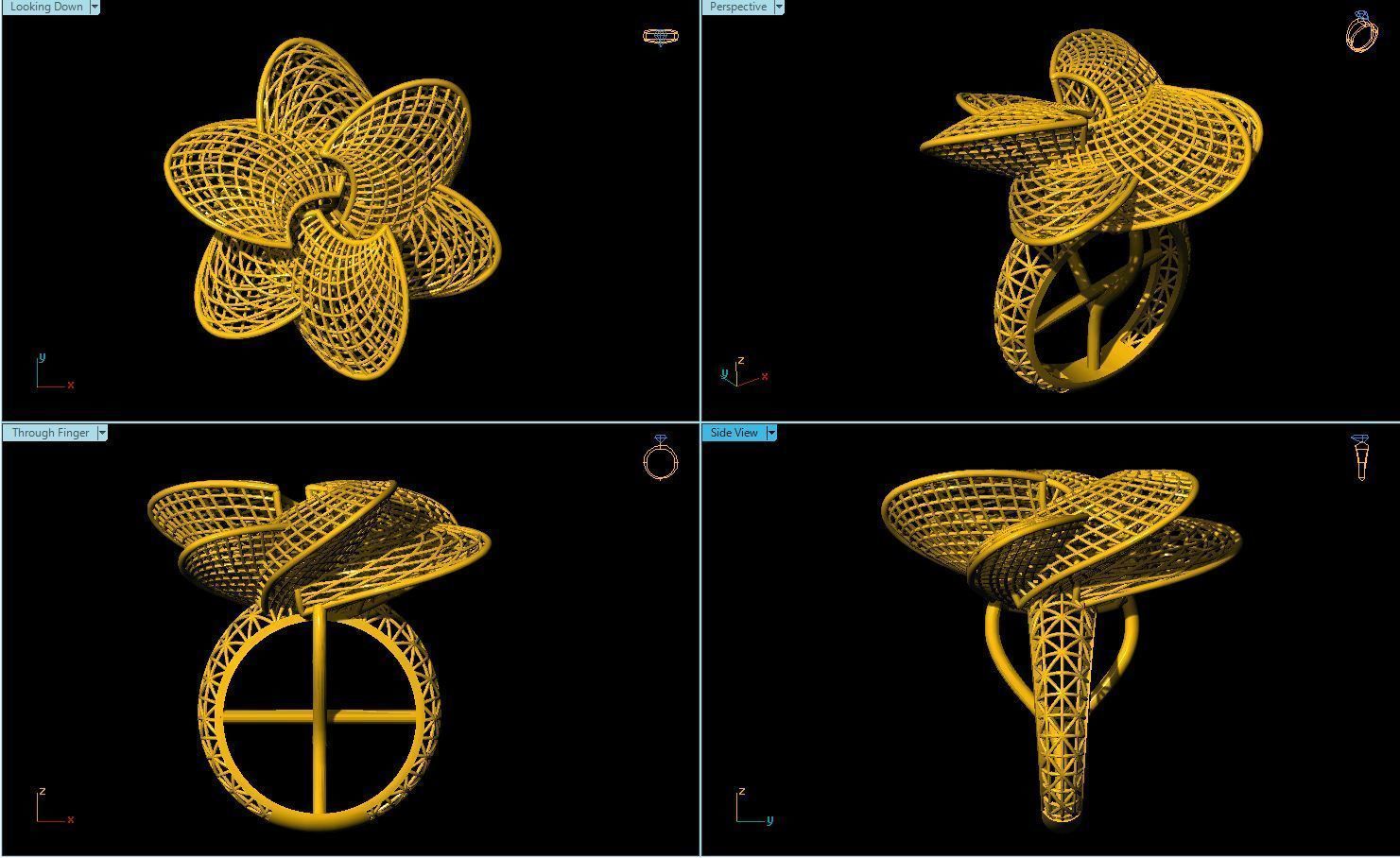 Fusion Ring Models  3D print model_1
