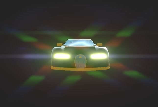 Bugatti veyron 3D model_4