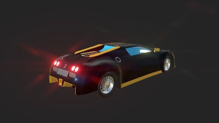 Bugatti veyron 3D model_3