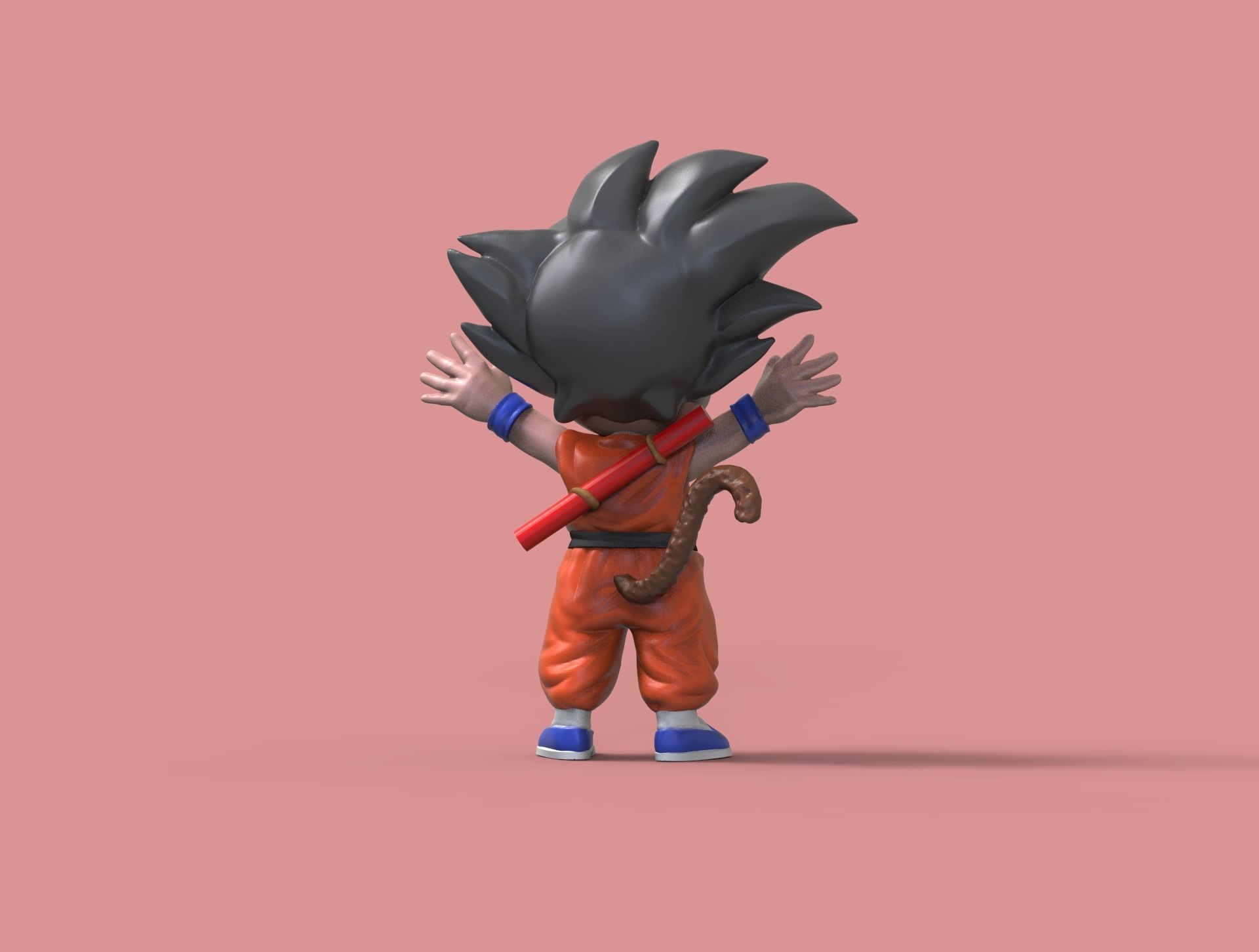 Goku V2 3D print model_3