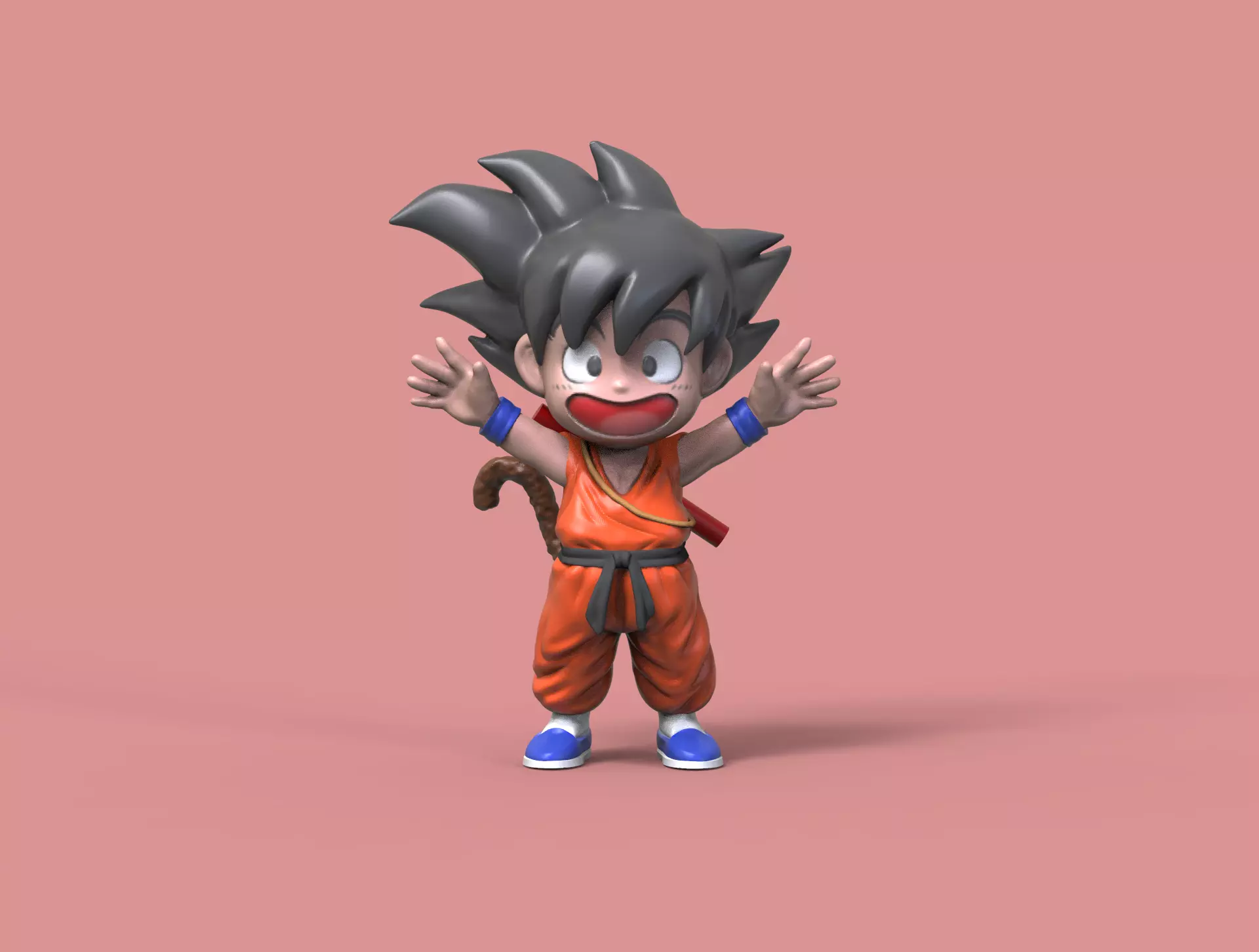 Goku V2 3D print model_0
