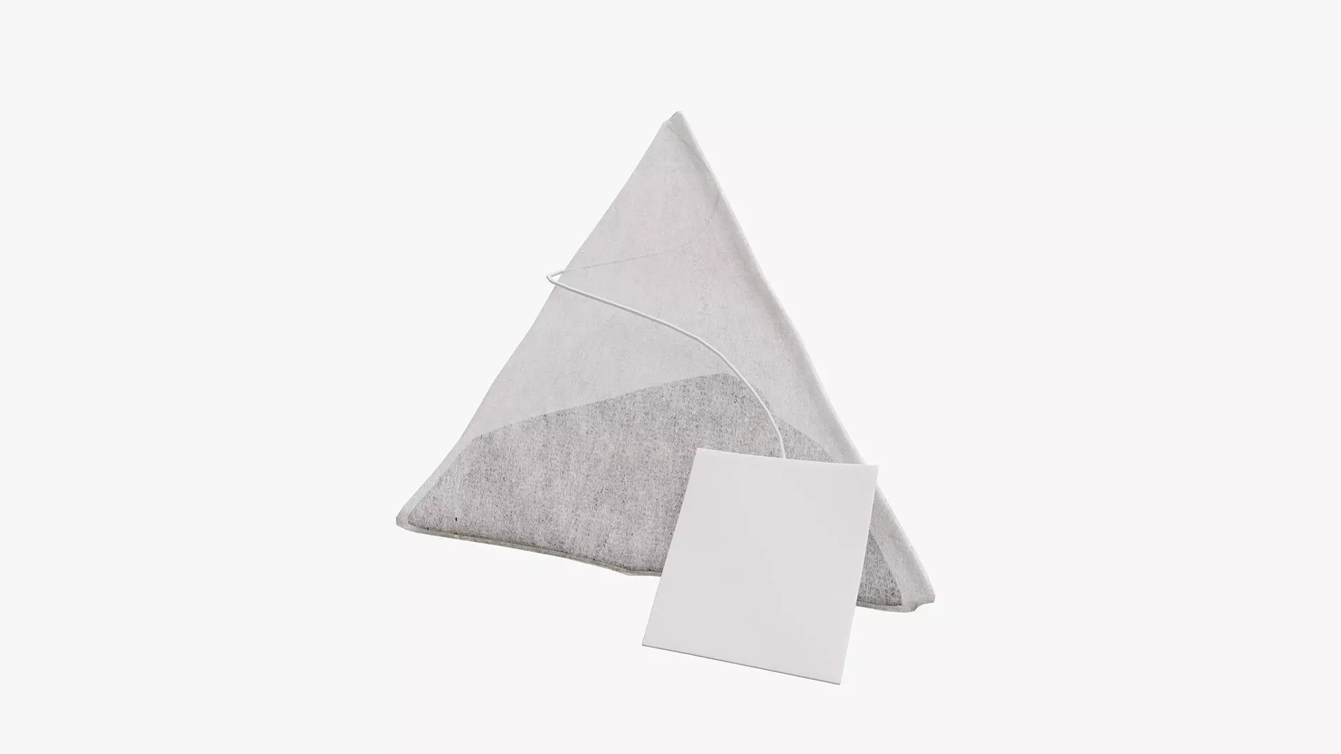 Tea bag with label 06 3D model_0