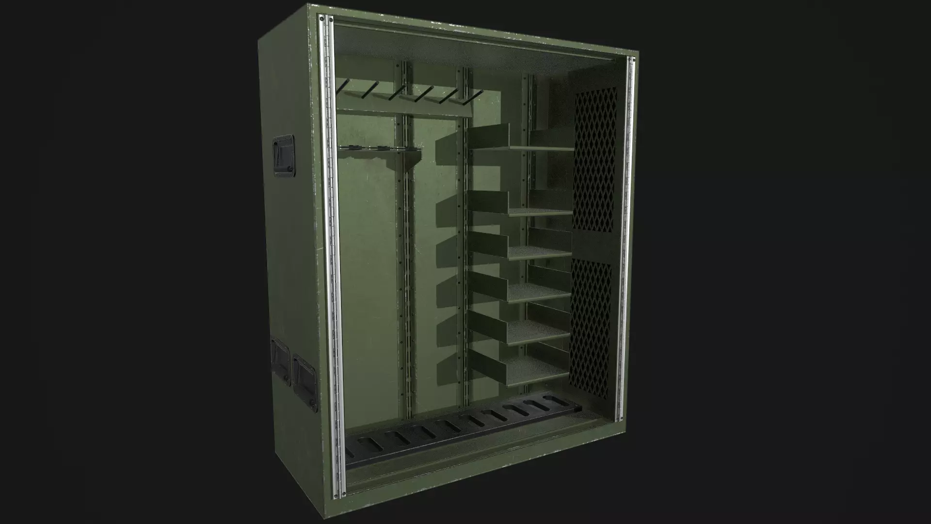 Weapon Cabinet Low-poly 3D model