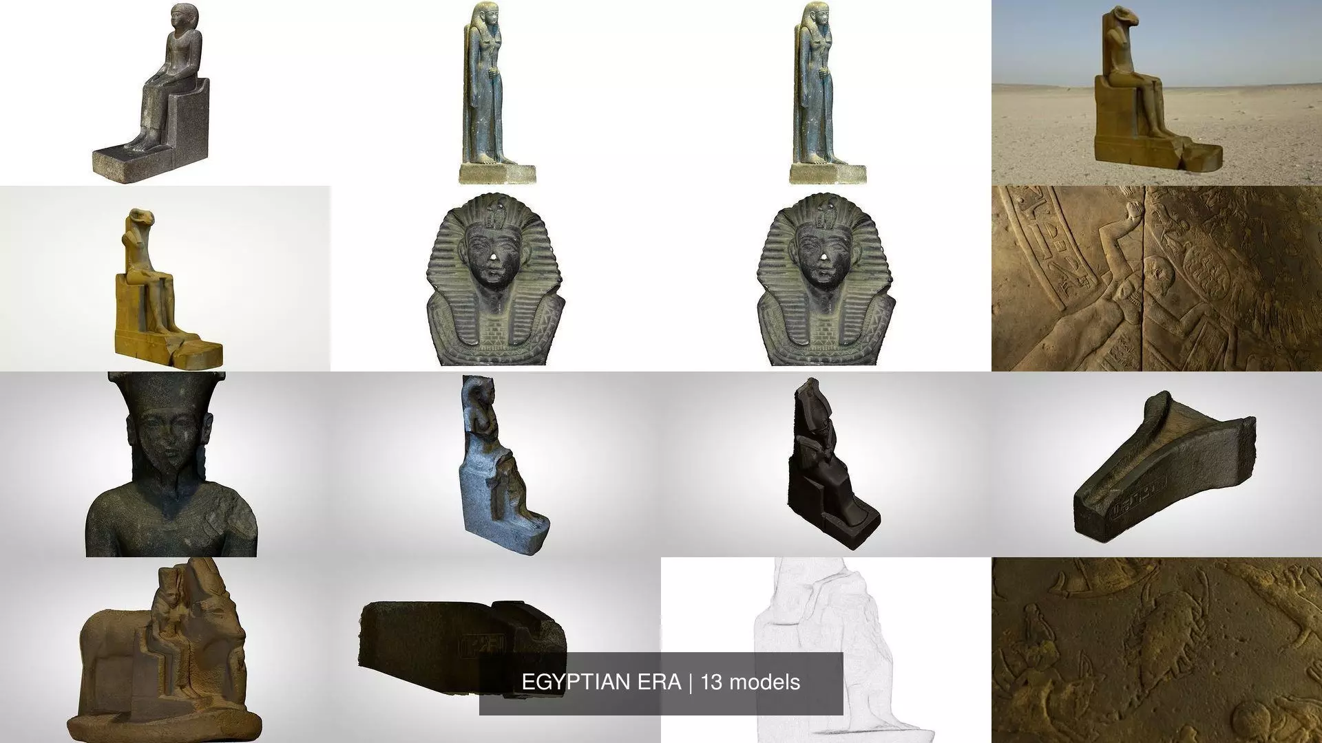 EGYPTIAN ERA 3D Model Collection_0