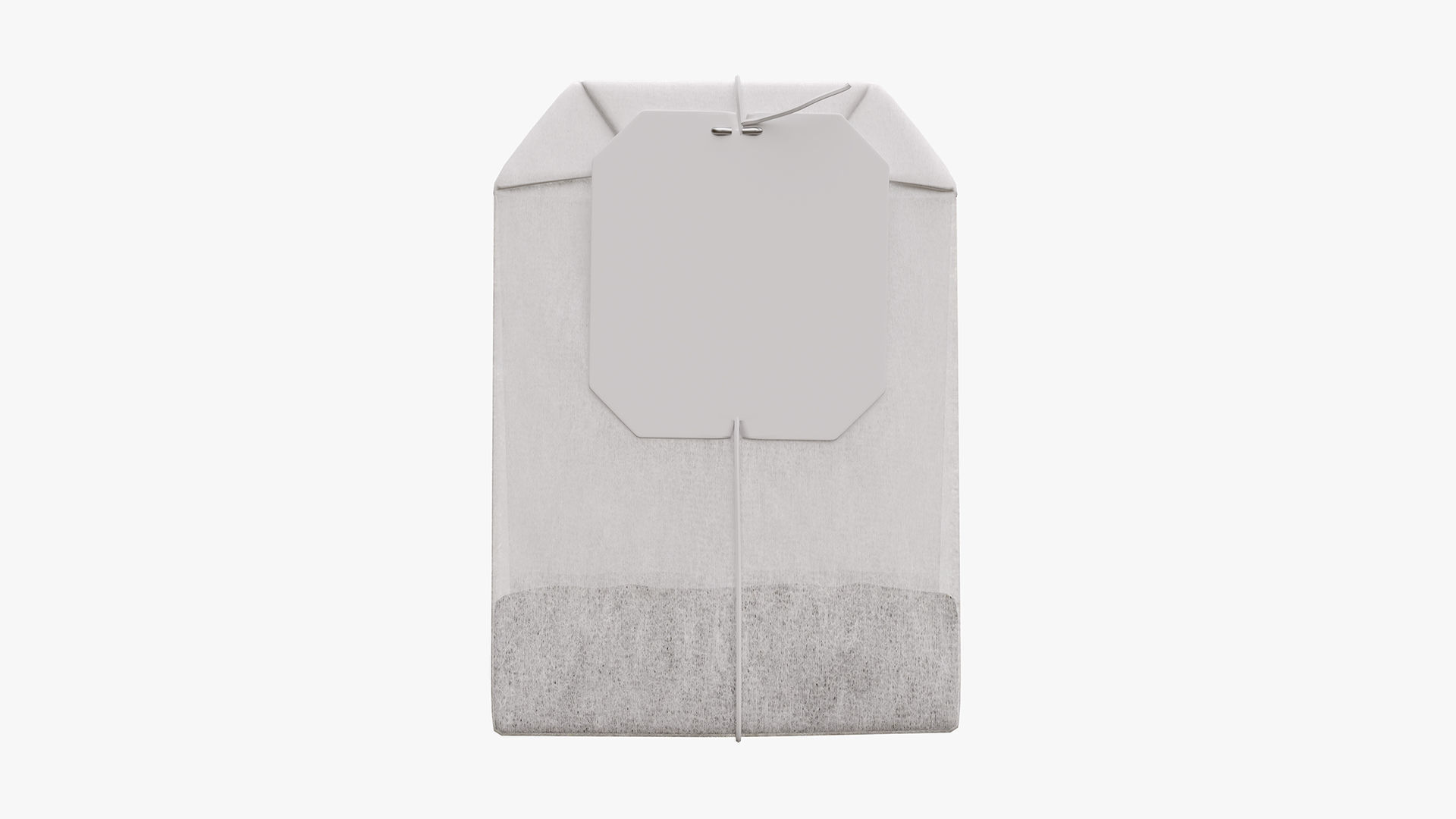 Tea bag with label 01 3D model_1