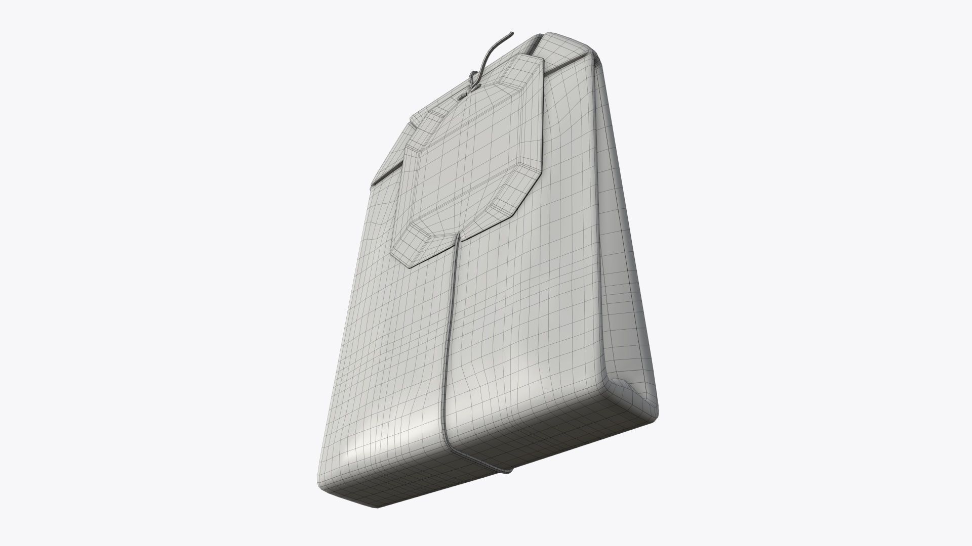 Tea bag with label 01 3D model_5