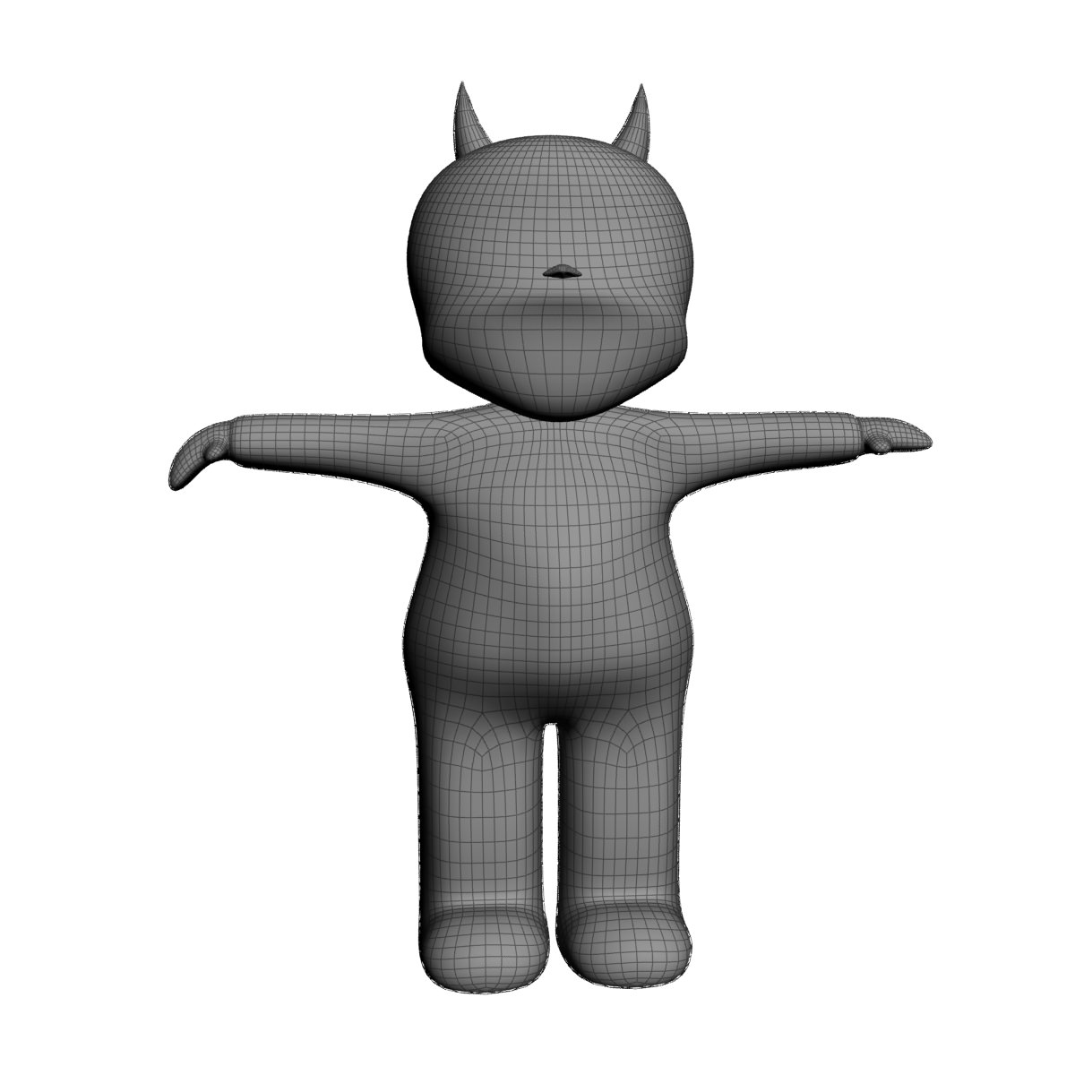 Demon Kid Rigged MAX 2010 3D model_11
