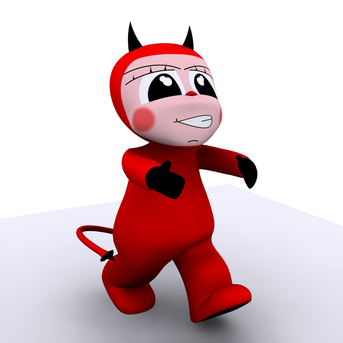 Demon Kid Rigged MAX 2010 3D model_5