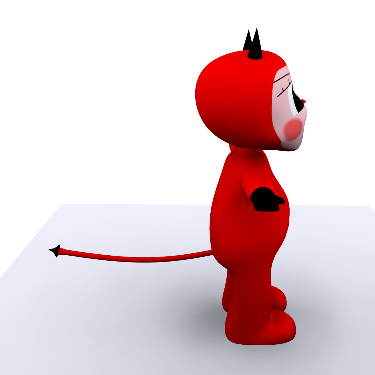 Demon Kid Rigged MAX 2010 3D model_12