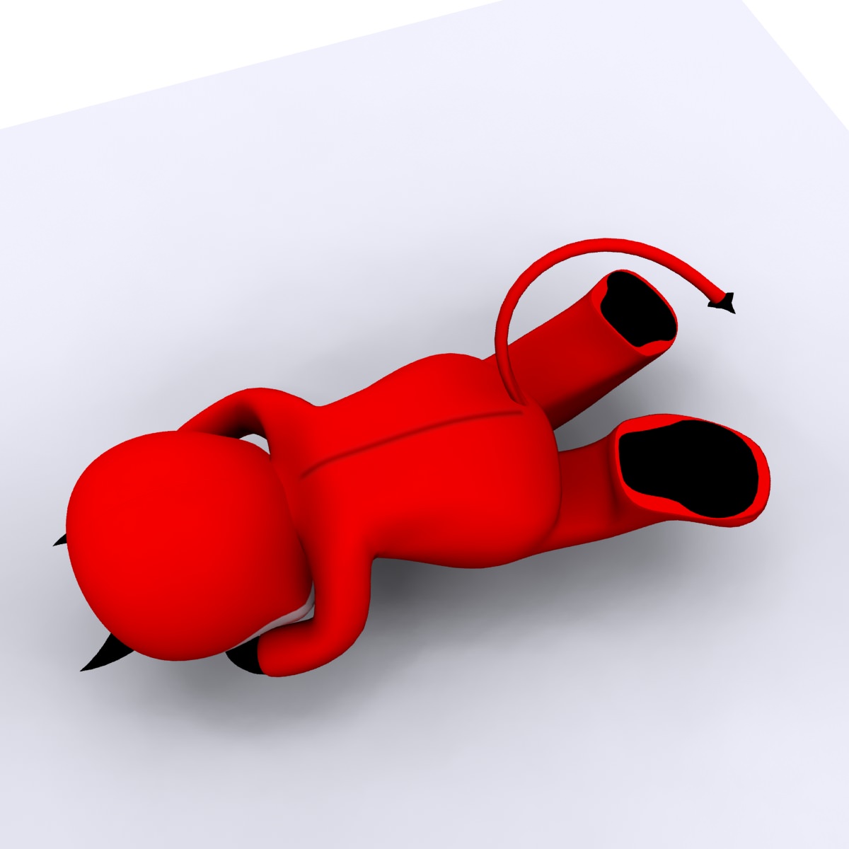 Demon Kid Rigged MAX 2010 3D model_6