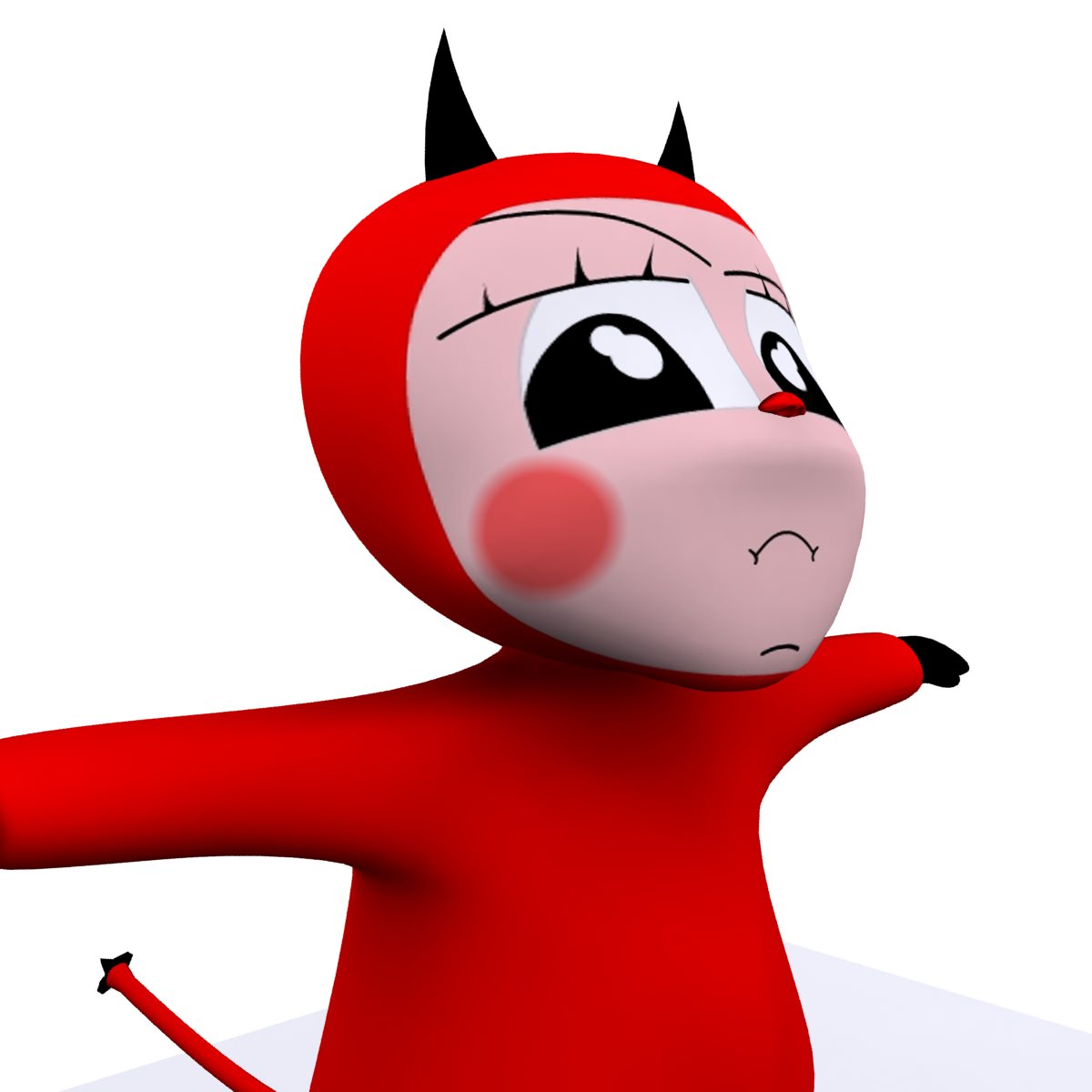 Demon Kid Rigged MAX 2010 3D model_21