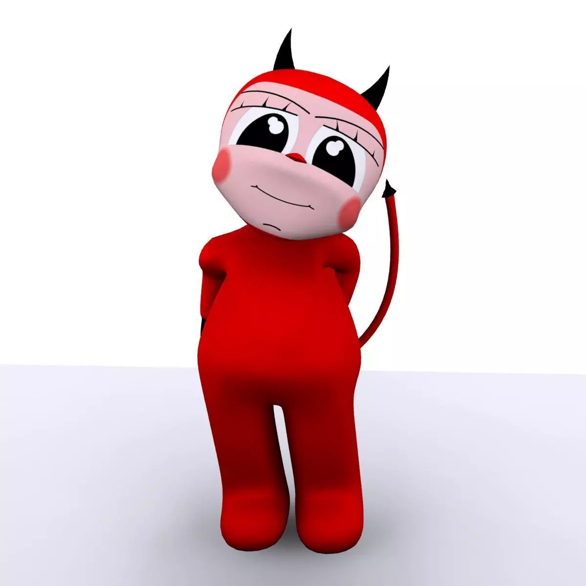 Demon Kid Rigged MAX 2010 3D model_0