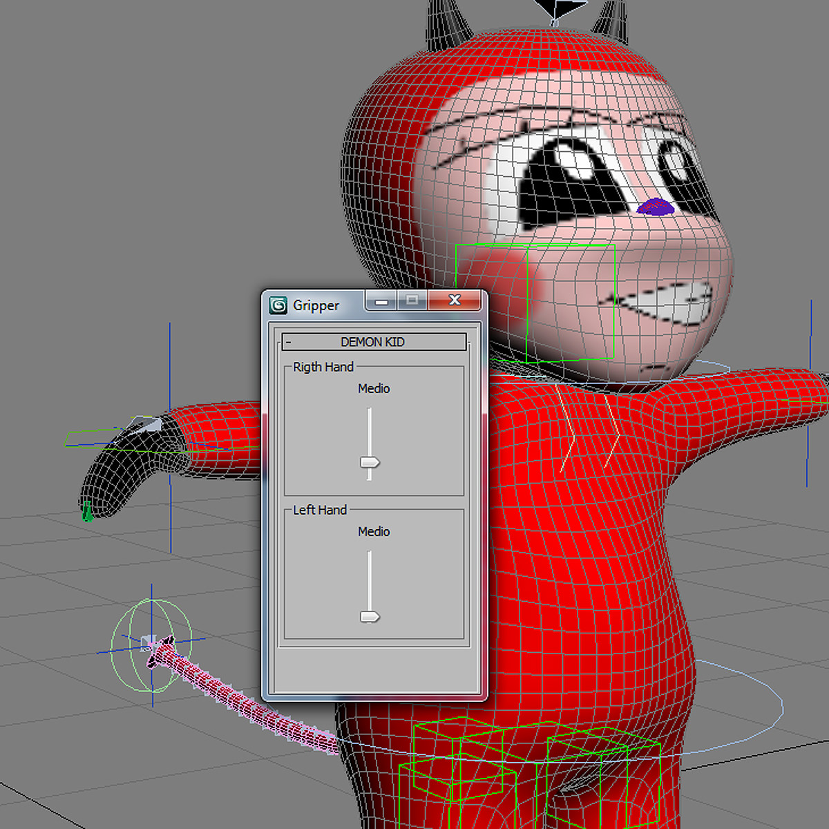 Demon Kid Rigged MAX 2010 3D model_19