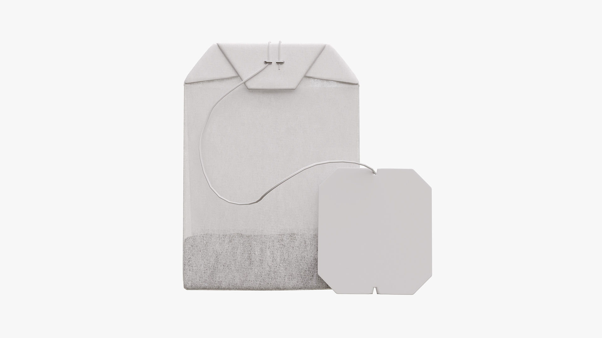 Tea bag with label 02 3D model_1