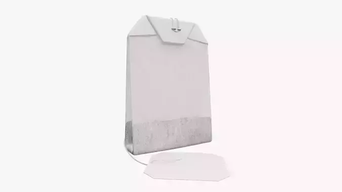 Tea bag with label 03