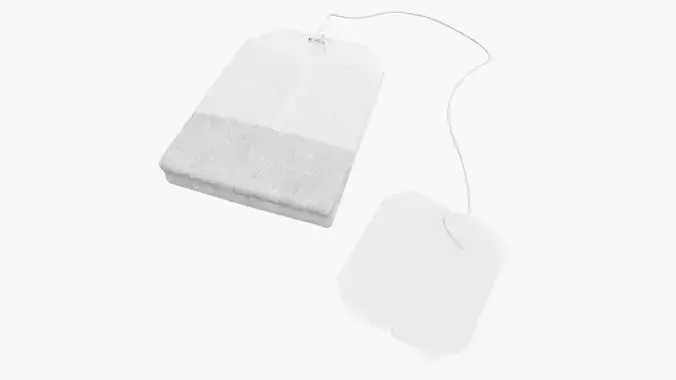 Tea bag with label 04