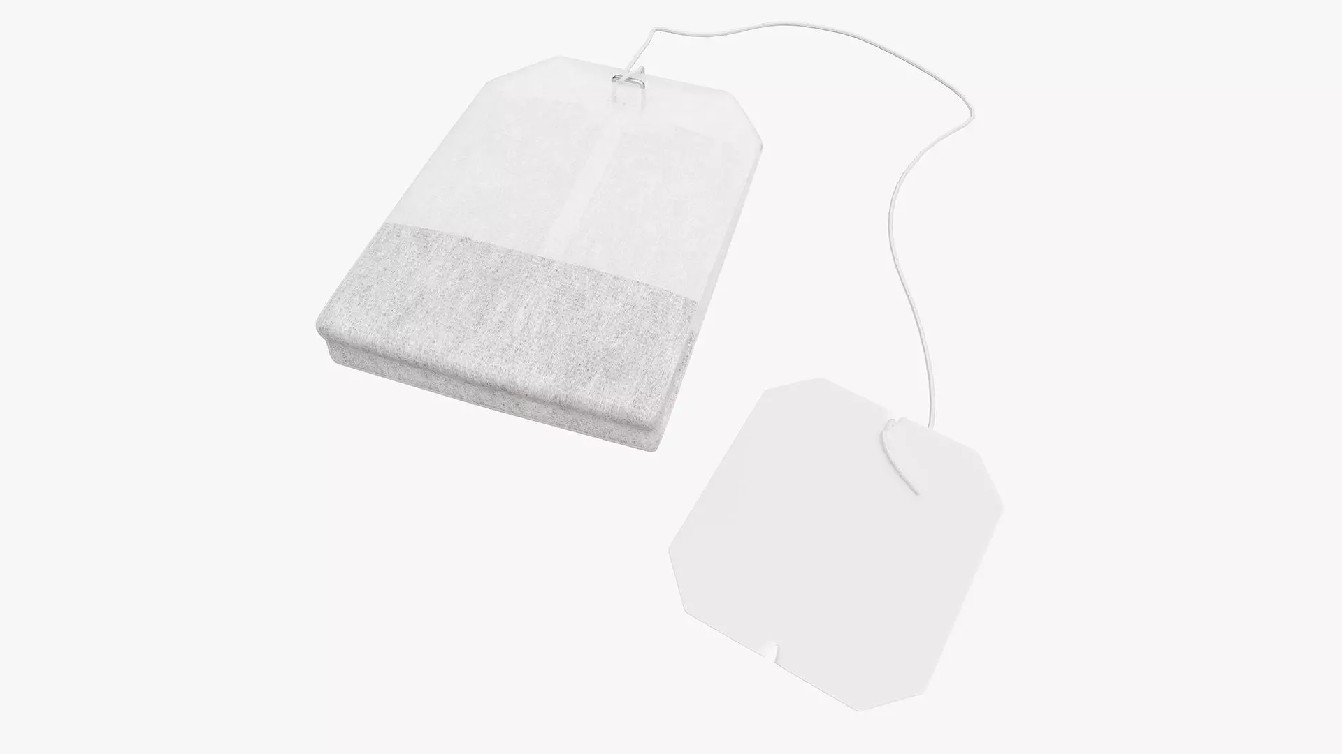 Tea bag with label 04 3D model_0